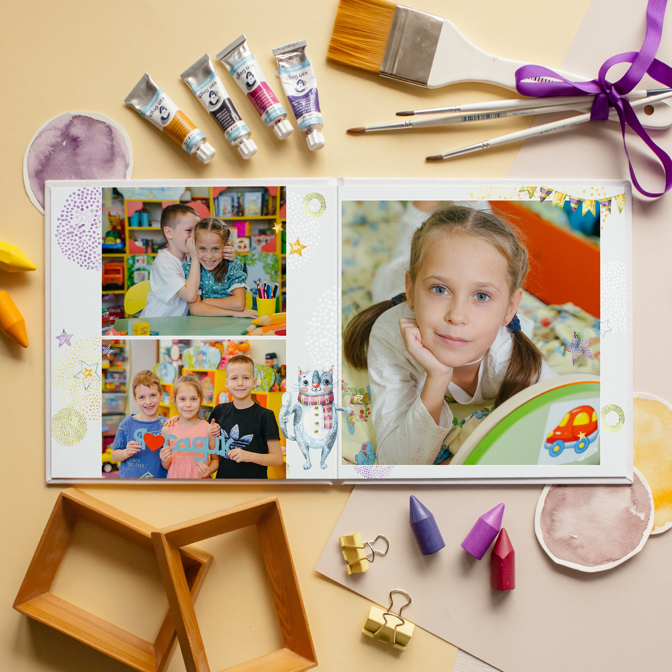 Выпускные альбомы для в детского сада в Липецке. Выпускные альбомы в Липецке Albumboom