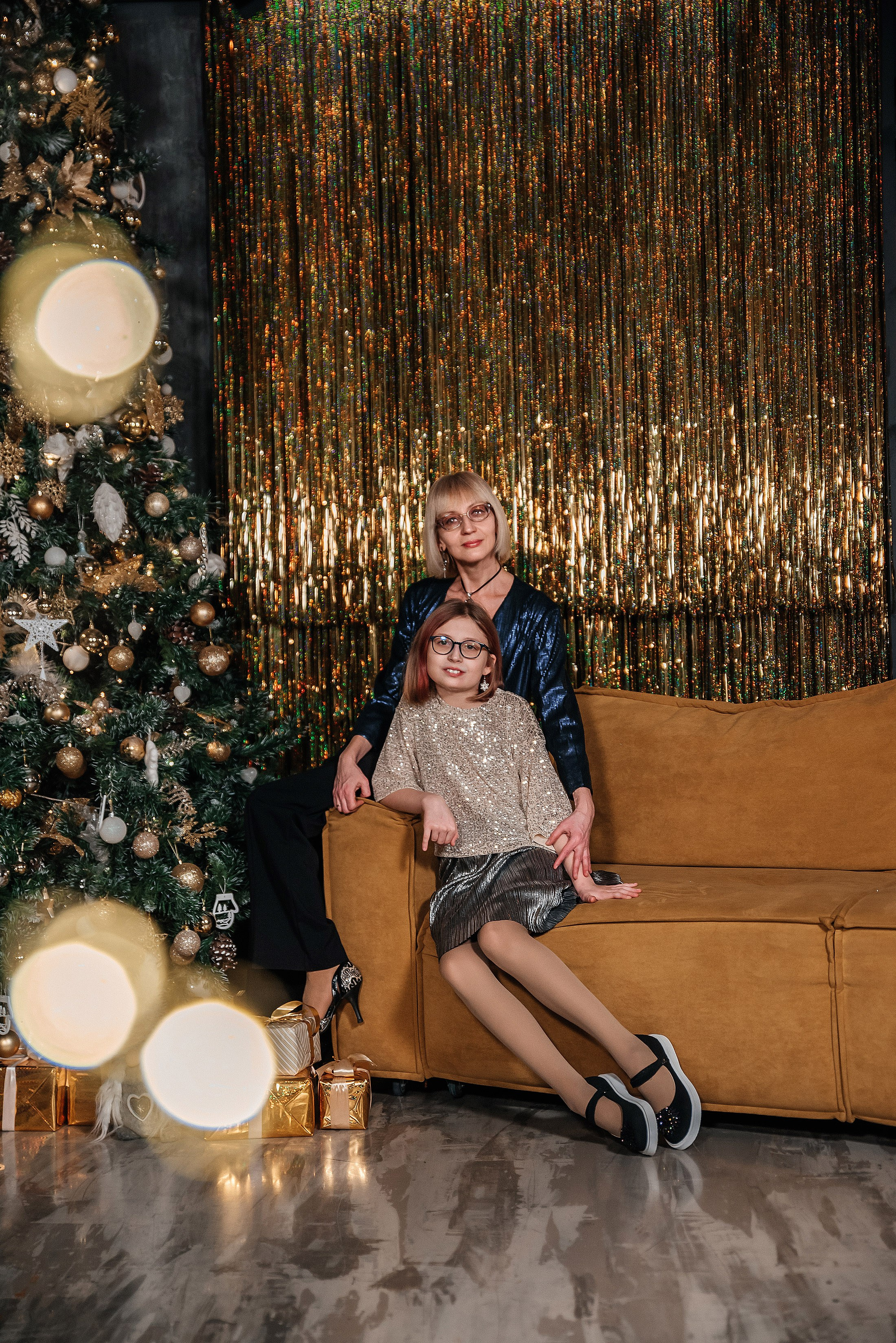 Наталья и Маша. Новый год. Свадебный и семейный фотограф в Туле Ксения Сильвер