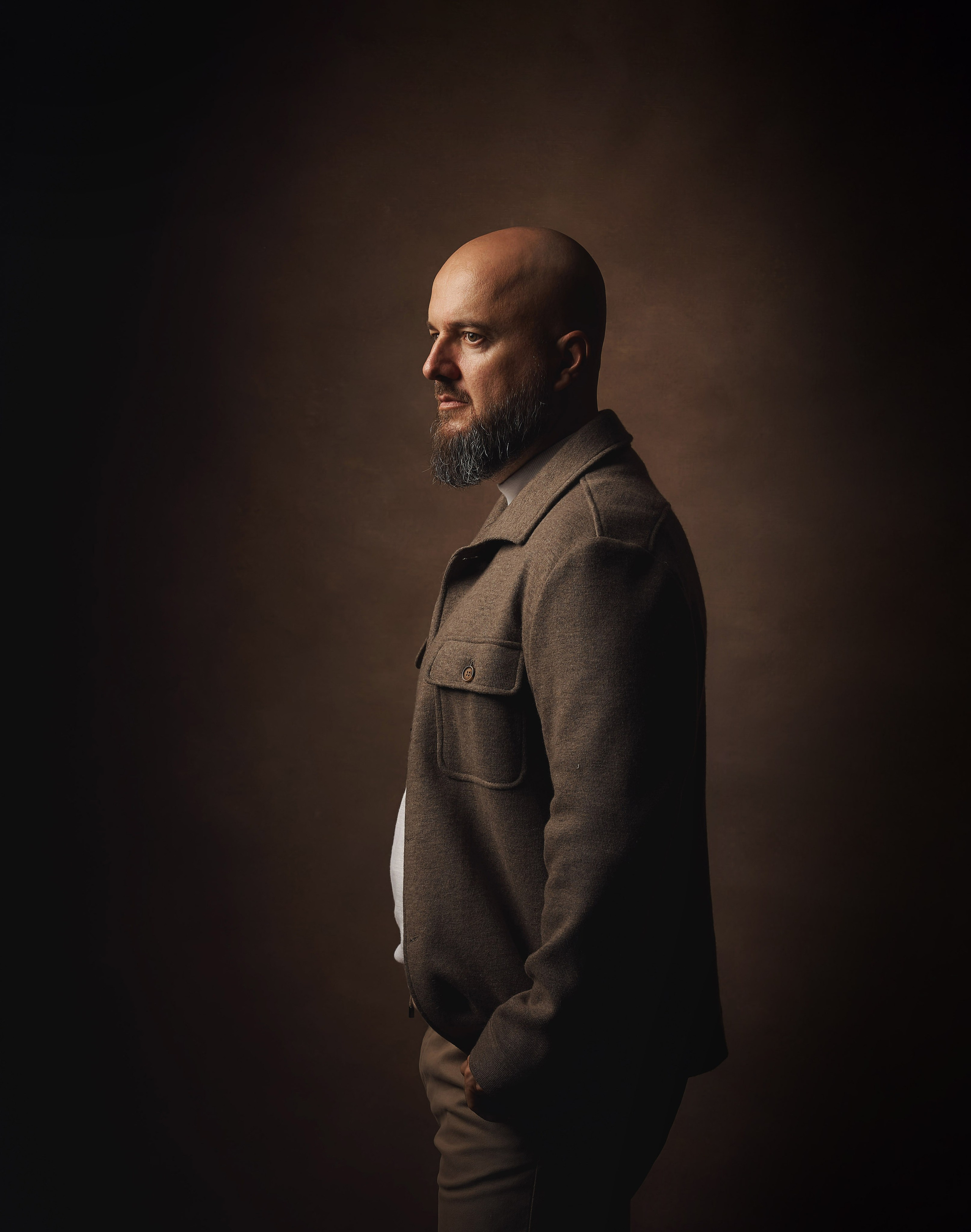 Портретная семейная фотосессия в студии. Семейный фотограф Евгений Опарин