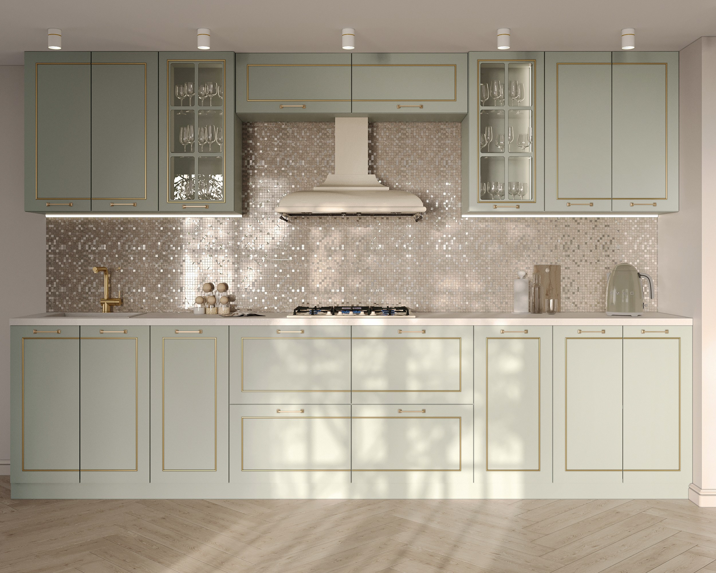 MKR кухонные гарнитуры (предметная 3D визуализация). Королёва Анастасия | 3D визуализатор