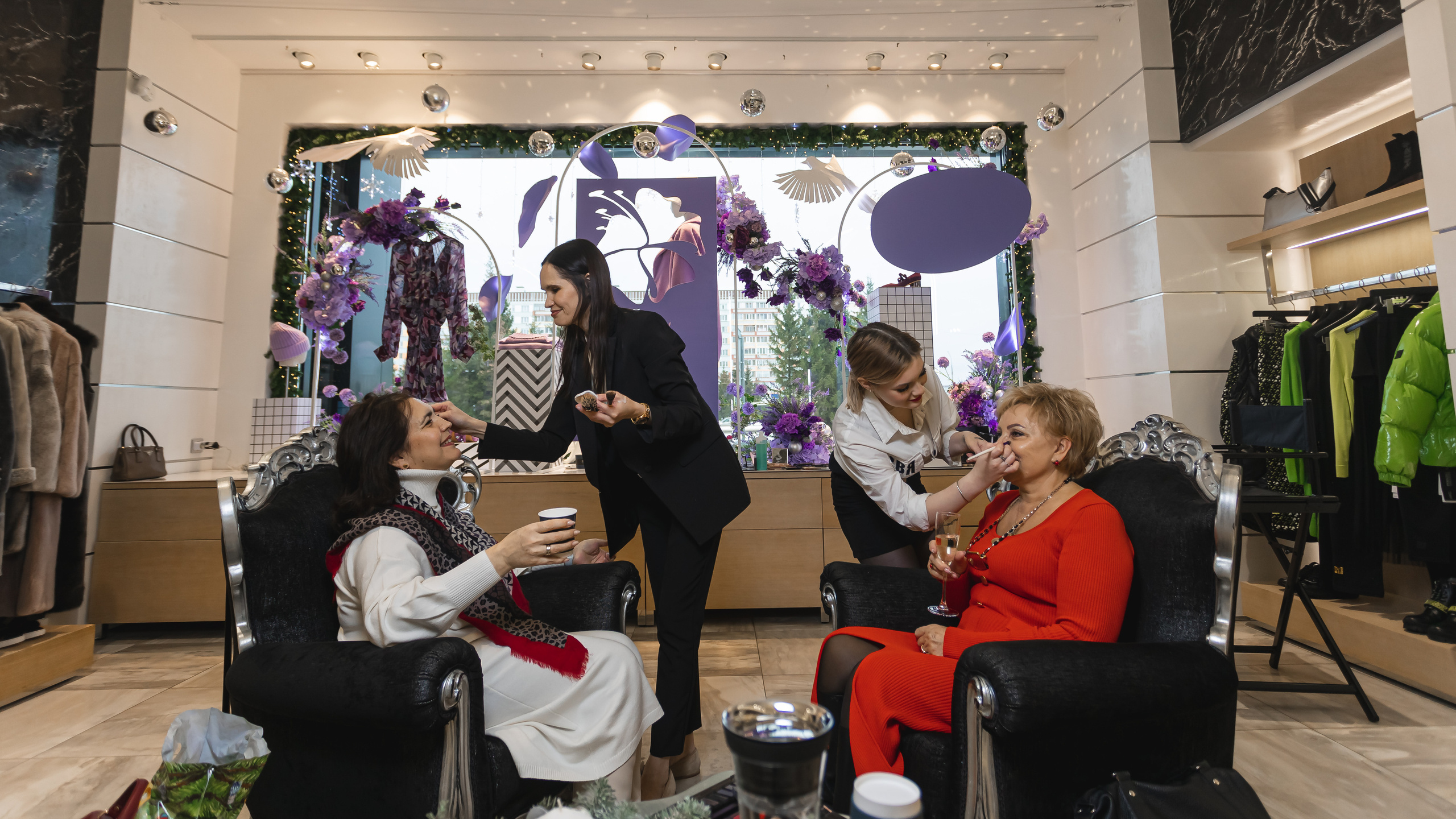 Репортаж|Рождественские встречи в PERSONA boutique. Фотограф Егор Сухов