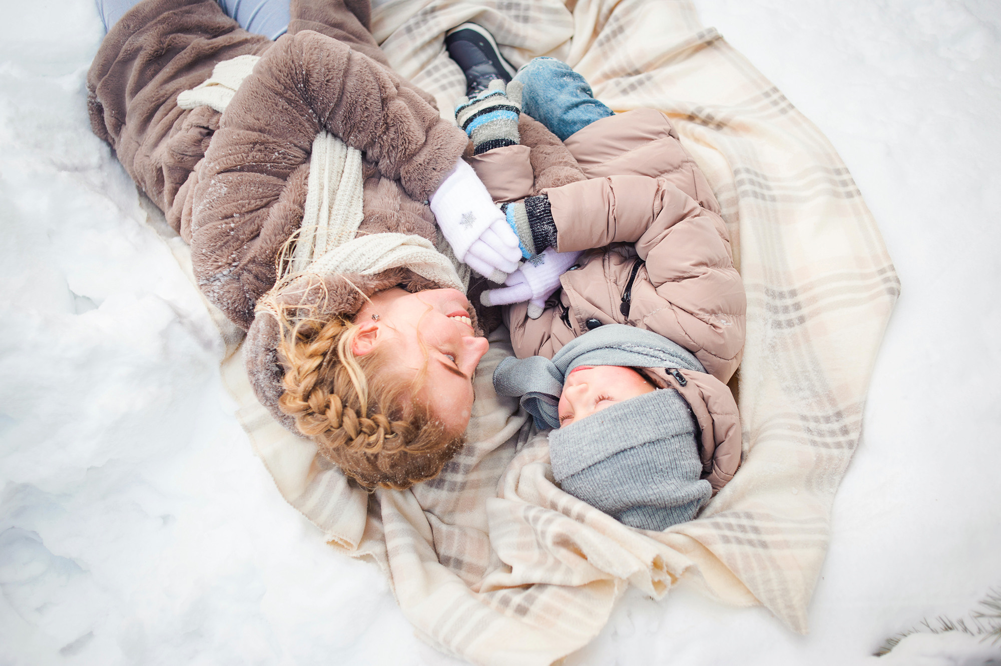 Зимняя прогулка в парке. Семейный и женский фотограф Красноярск Екатерина Пусенкова