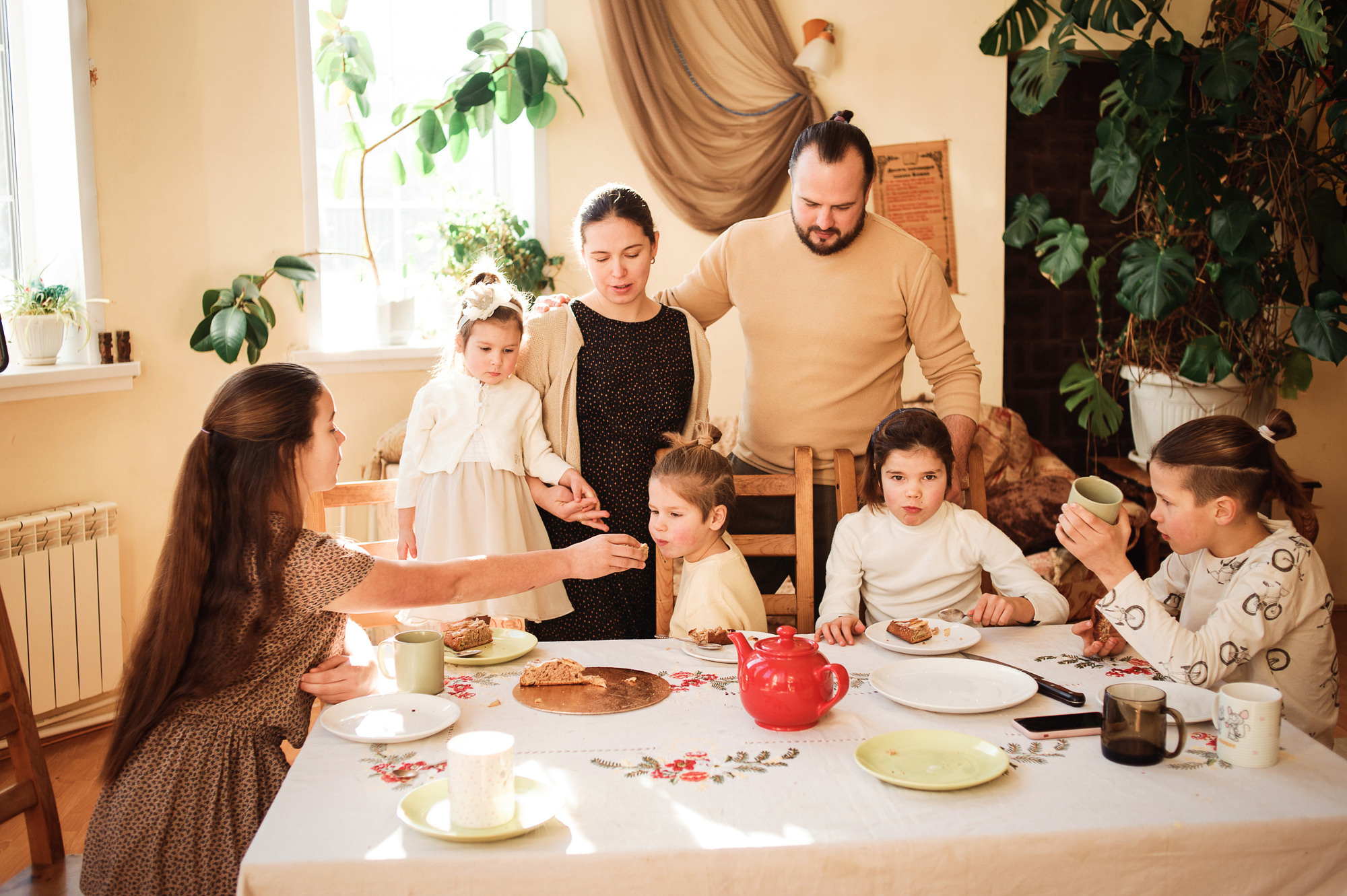 Домашняя съемка для семьи Семиных. Семейный и женский фотограф Красноярск Екатерина Пусенкова