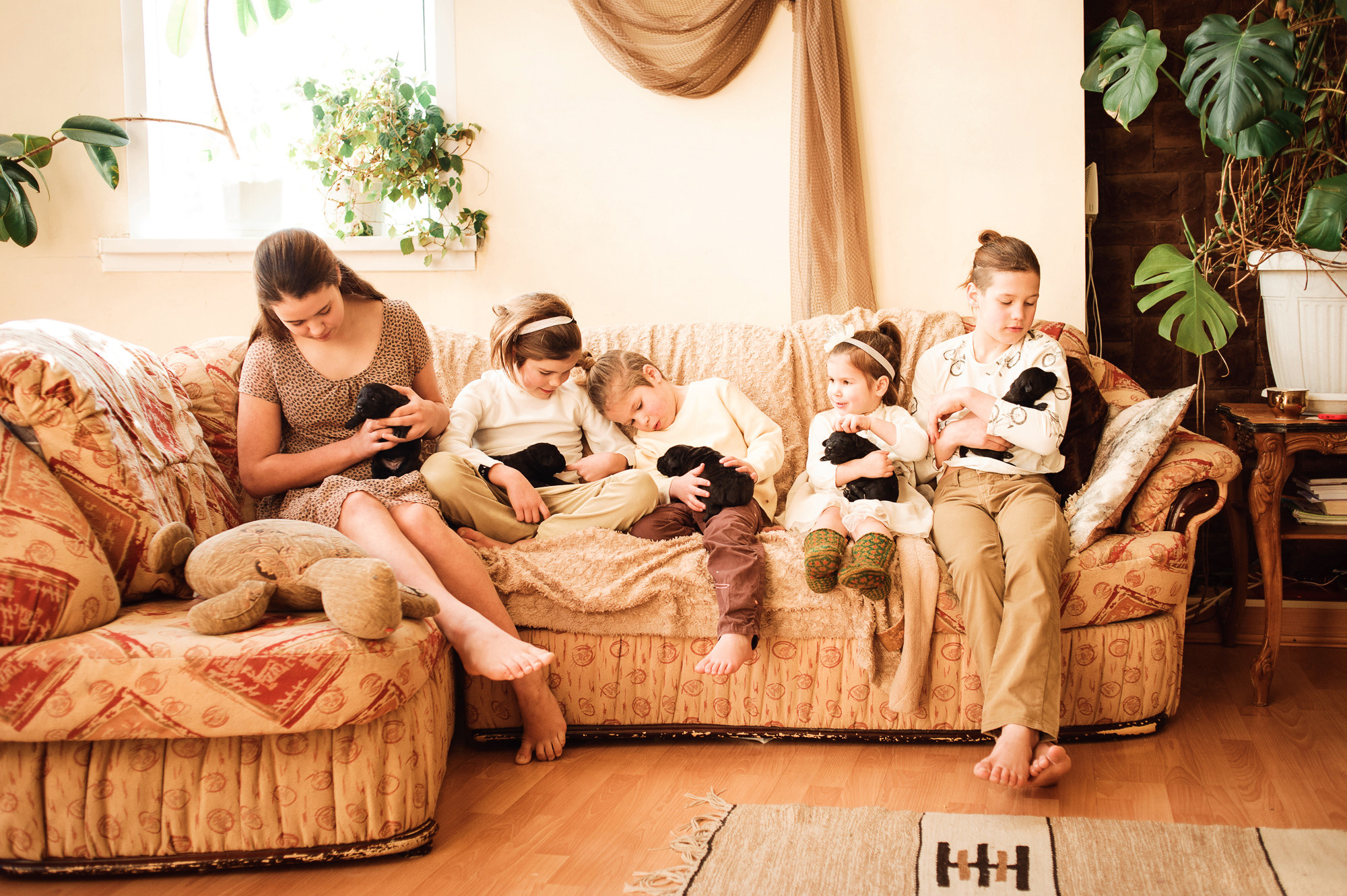 Домашняя съемка для семьи Семиных. Семейный и женский фотограф Красноярск Екатерина Пусенкова