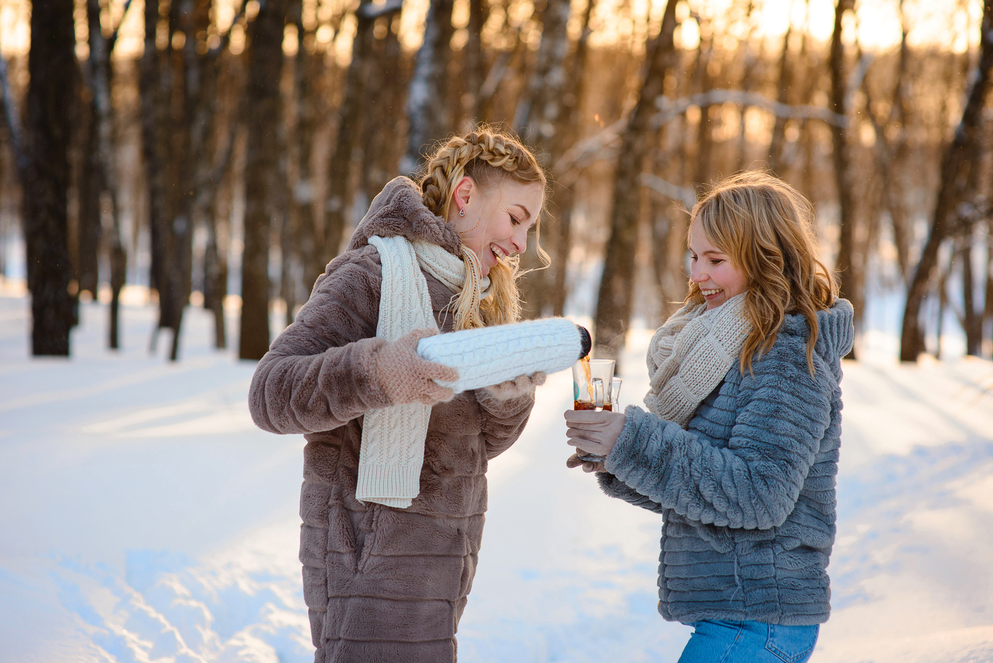 Зимняя прогулка в парке. Семейный и женский фотограф Красноярск Екатерина Пусенкова
