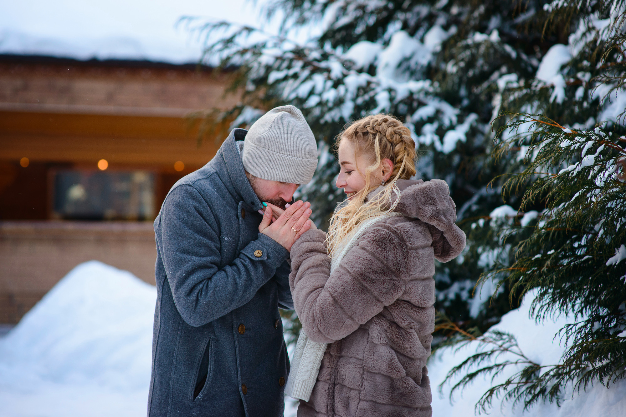 Зимняя прогулка в парке. Семейный и женский фотограф Красноярск Екатерина Пусенкова