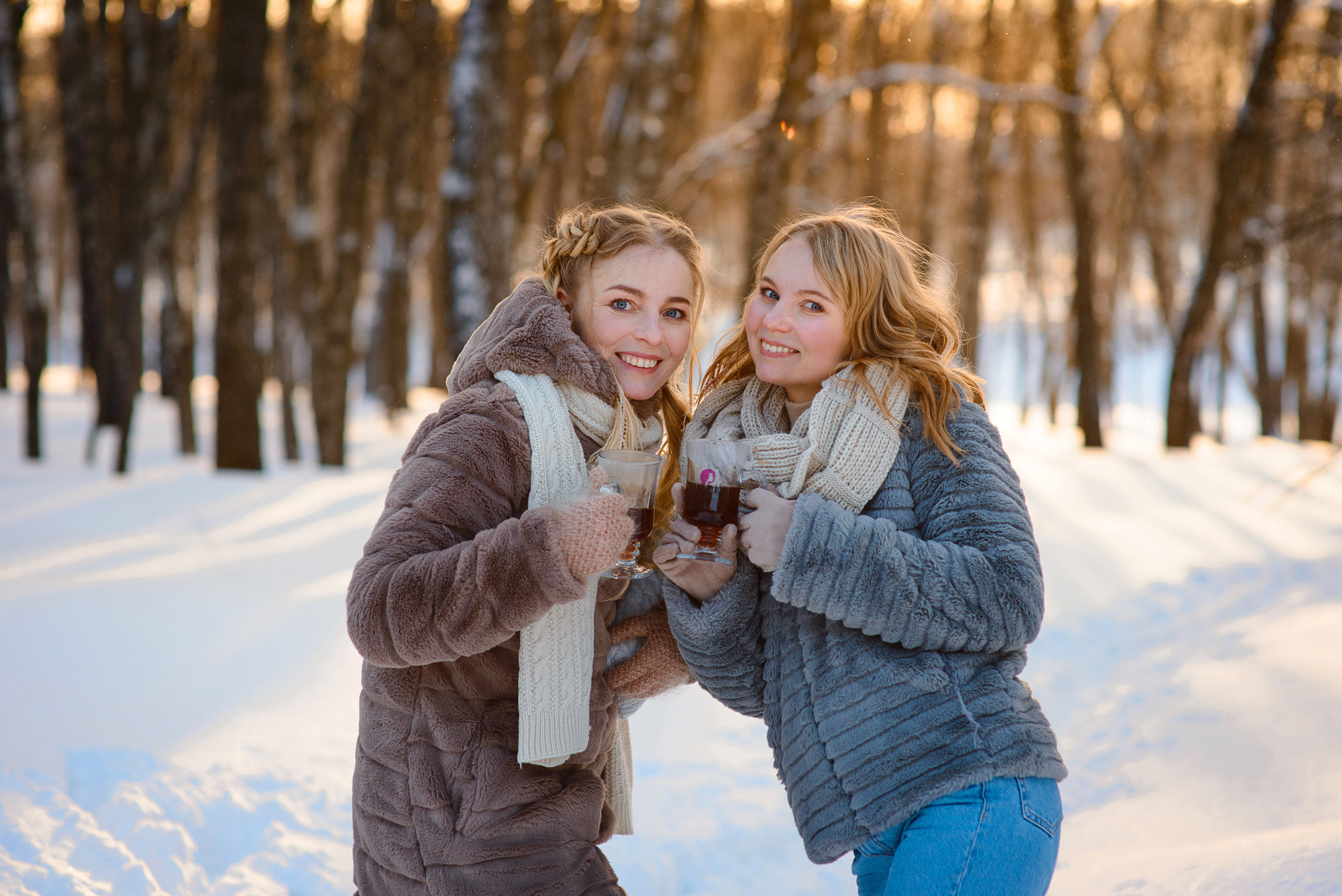 Зимняя прогулка в парке. Семейный и женский фотограф Красноярск Екатерина Пусенкова