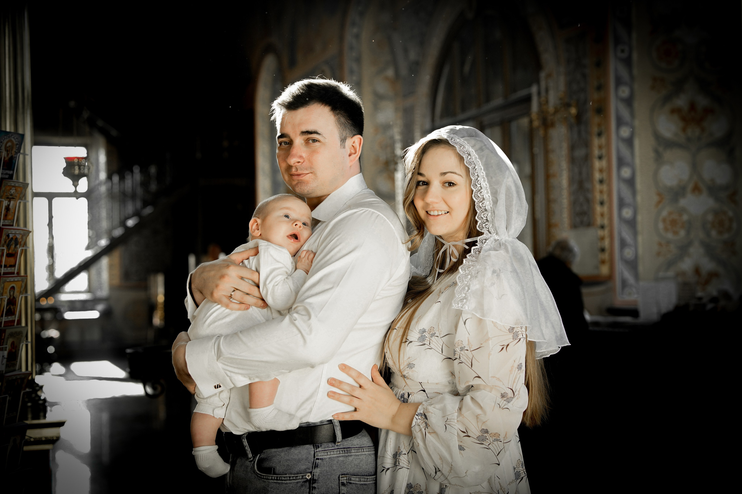 Крещение в Храме Георгия Всеволодовича.Нижний Новгород. Фотограф на крещение и венчание в Нижнем Новгороде.Свадебный Фотограф