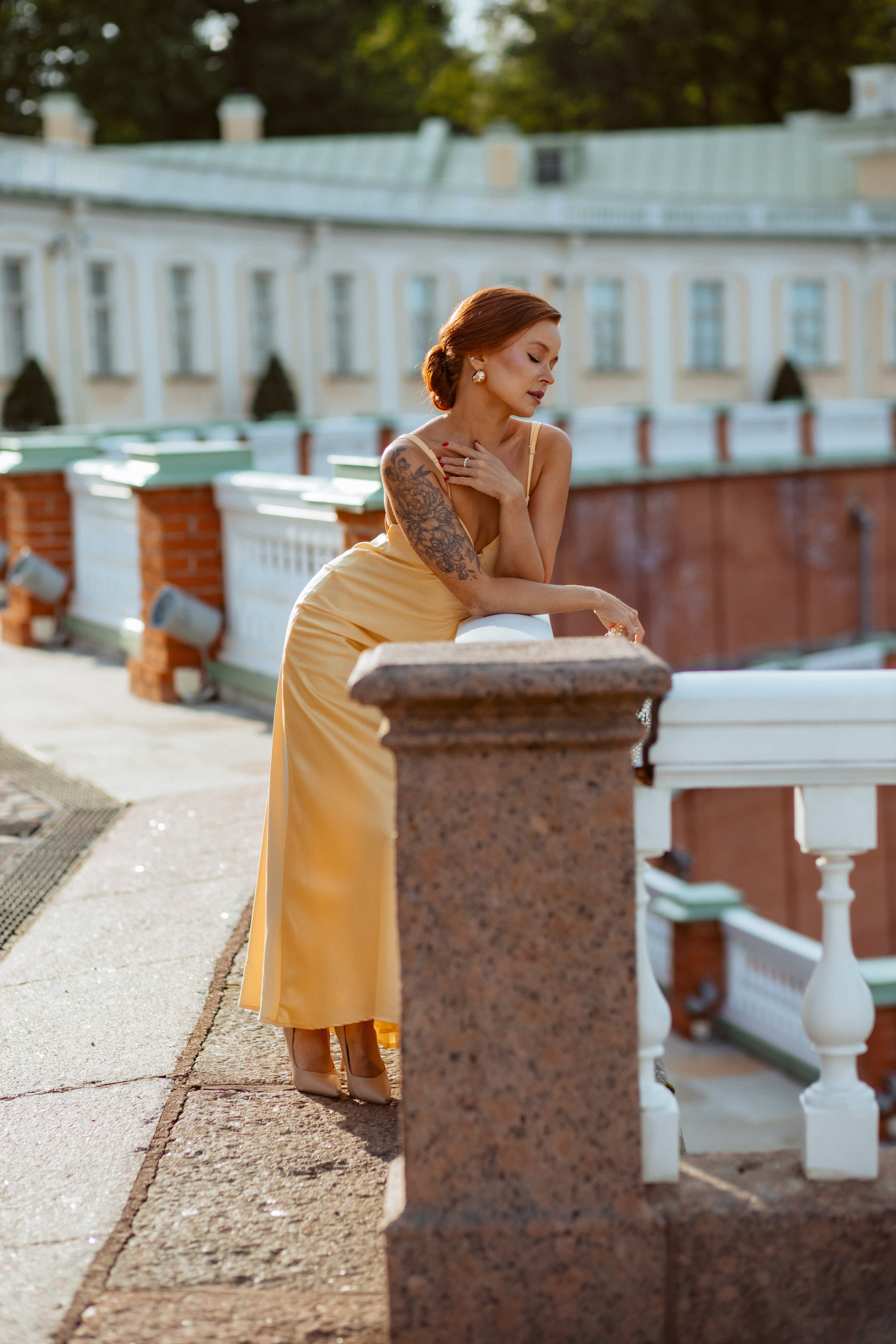 Фотосессия в парке летом Ораниенбаум