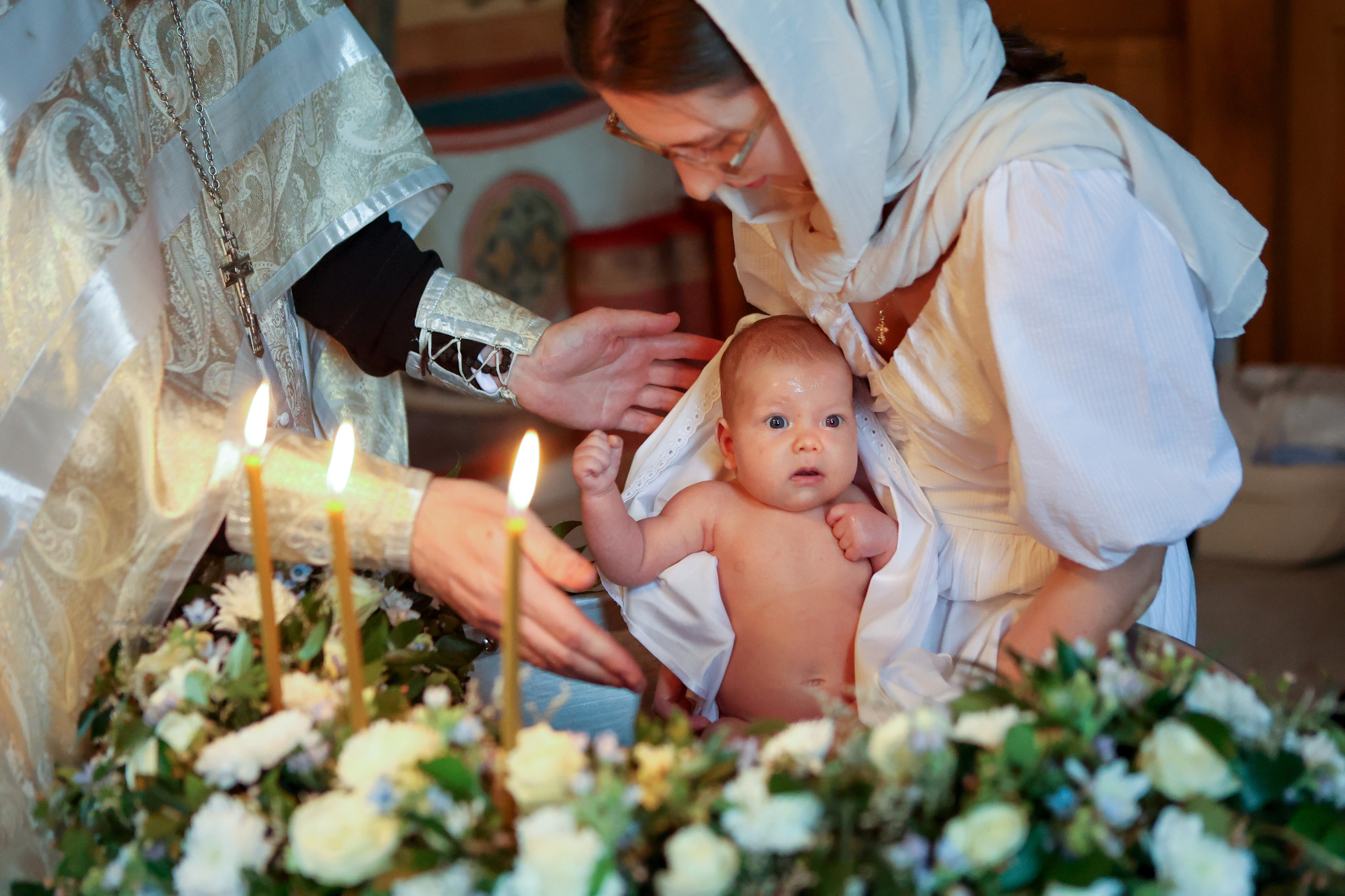 Крещение, Свято-Троицкая Сергиева Лавра. Фотограф новорожденных. Детский и семейный фотограф Марьяна Юдина