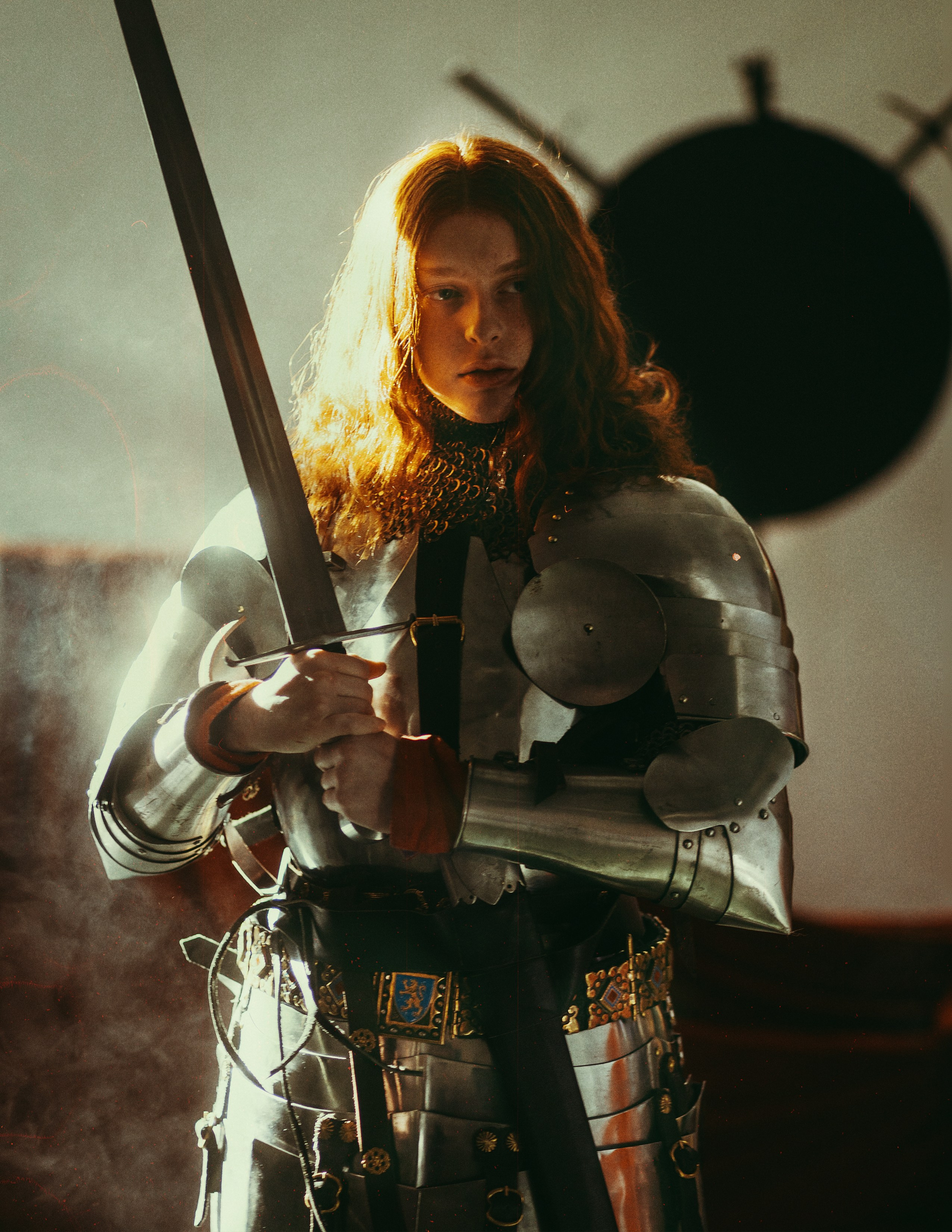 Леди рыцарь — фотосессия в Выборге