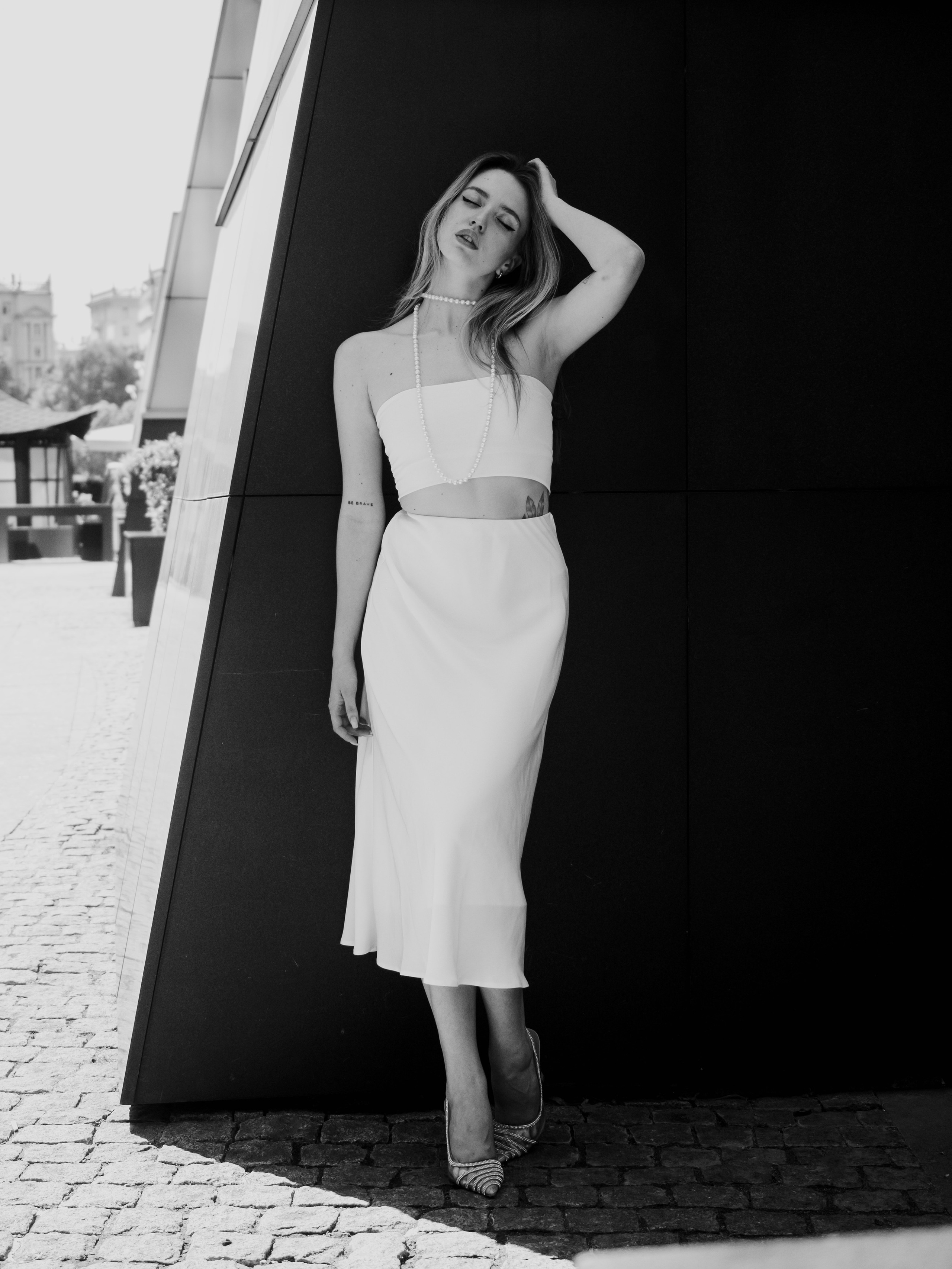 Черно-белая фотосессия