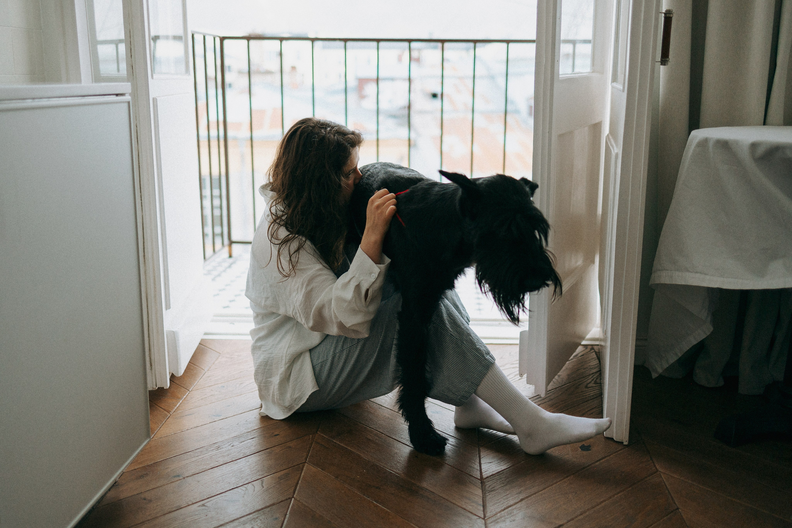 Умбра и Даша. Фотограф анималист Анастасия Пикей