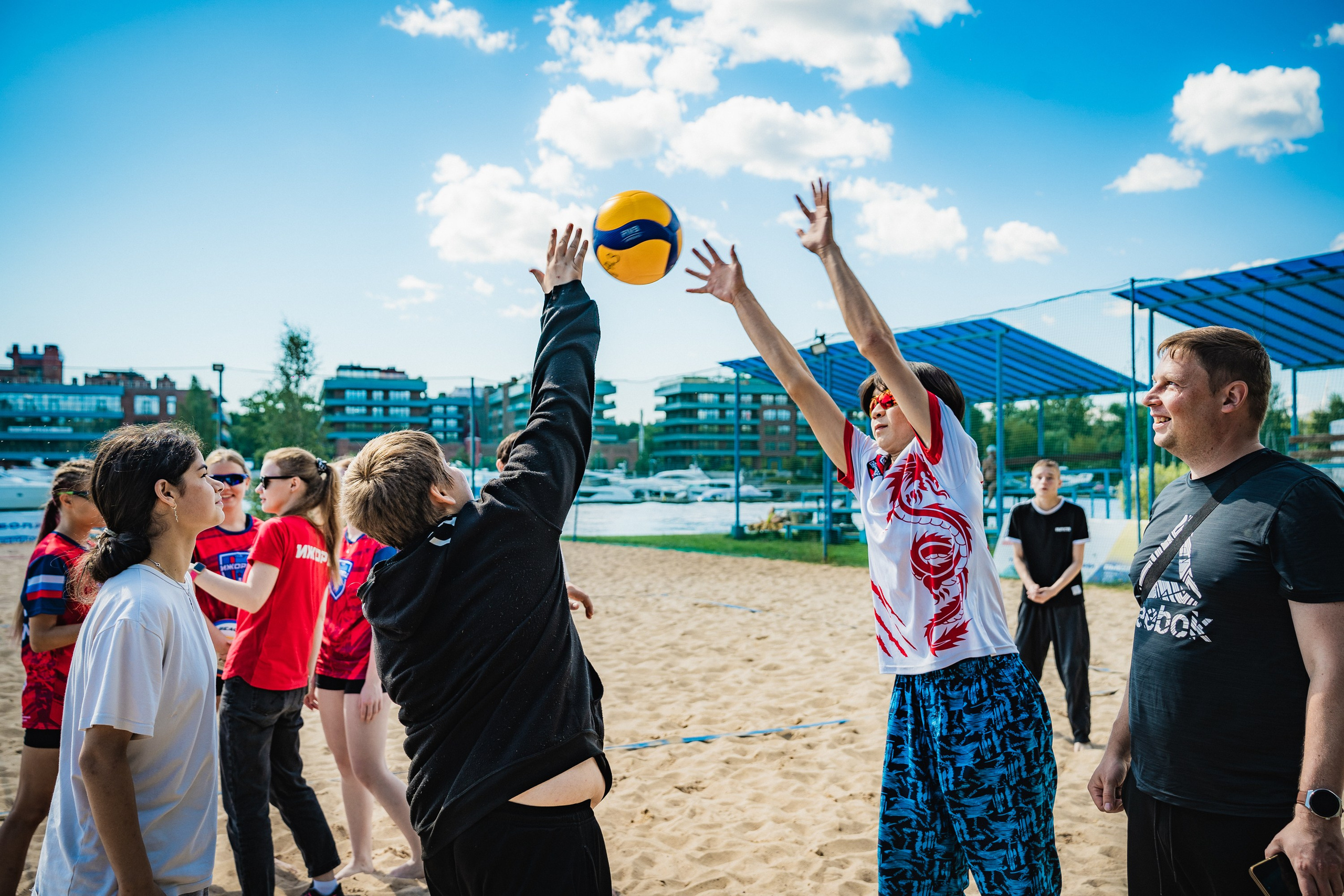 Пляжный волейбол. Репортажный и портретный фотограф в Санкт-Петербурге Пчелинов Александр
