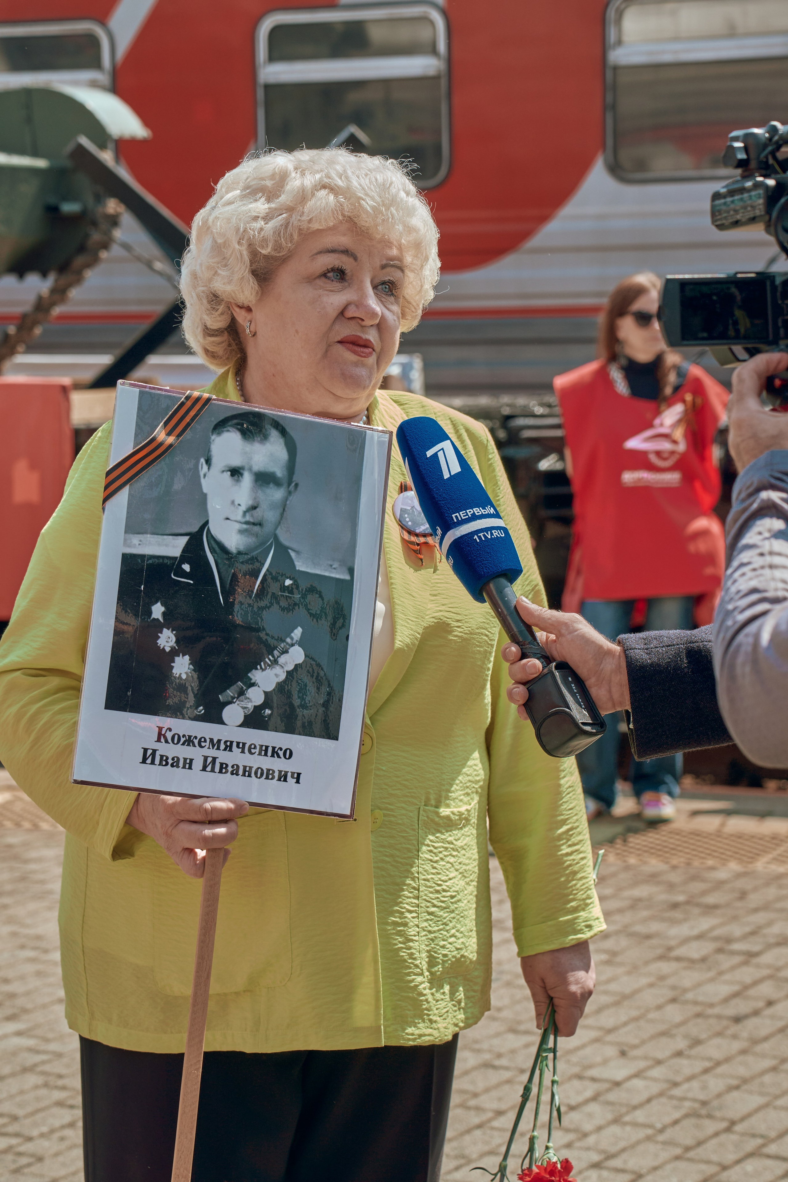 Поезд Победы!. Фотограф во Владивостоке