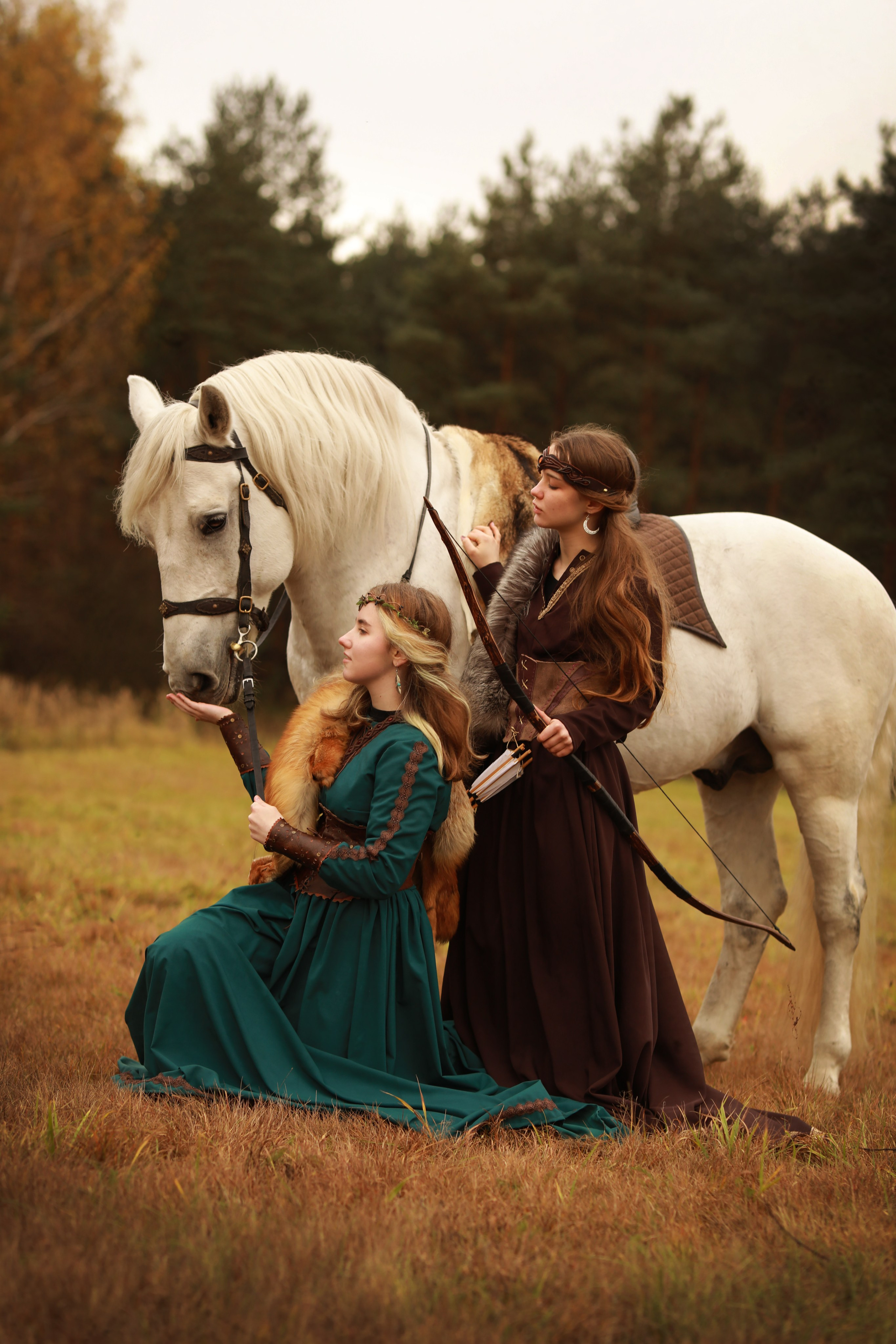 Семейная, love-story с лошадьми. Фотосессия с лошадьми