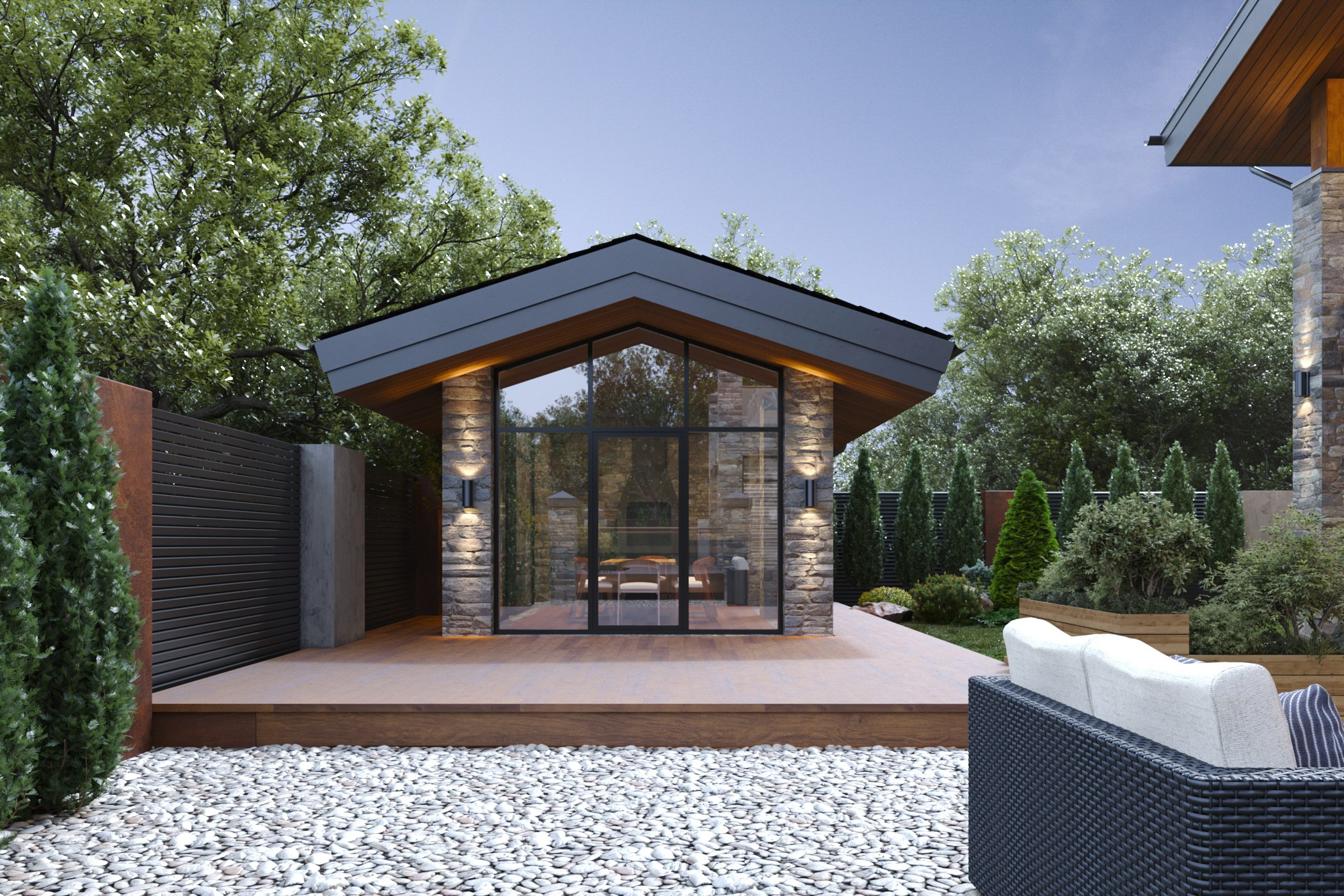 Проект дома в стиле Шале Казань. Архитектор-дизайнер в Казани