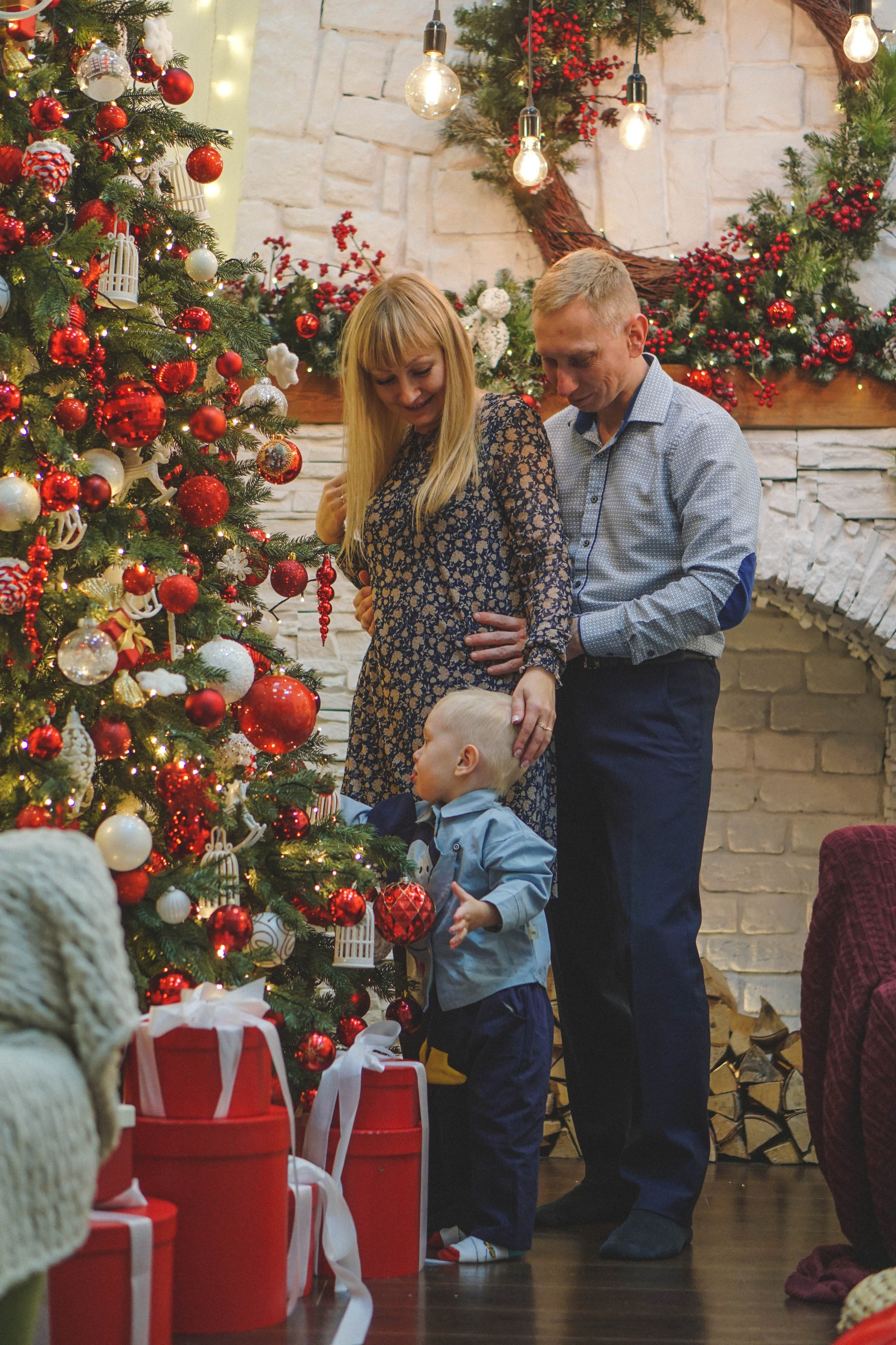 Новогодняя история «Мария и ее семья». Фотограф в Москве Анастасия Калинина