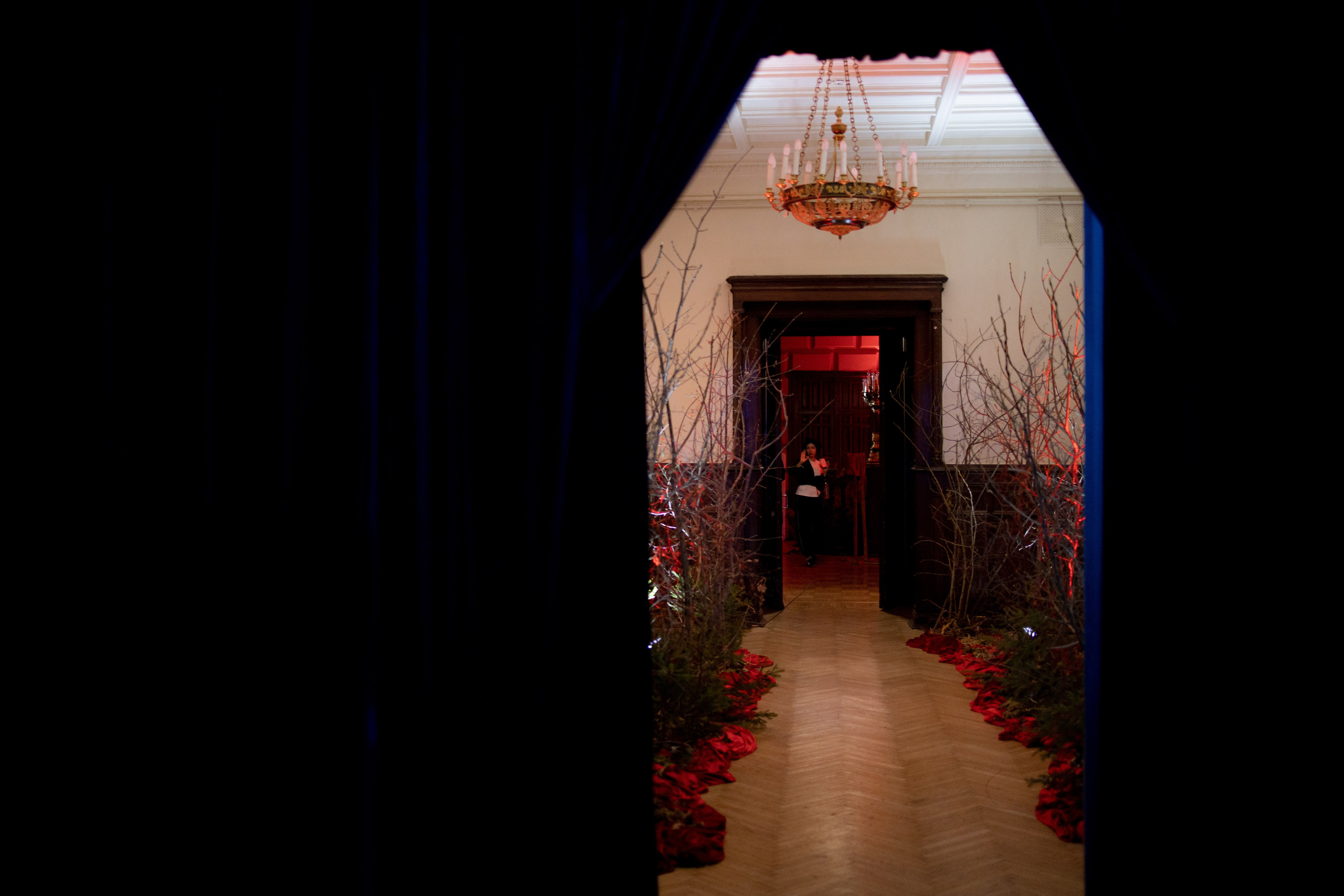 Новогодний корпоратив в фольклорном стиле. Особняк Лемана. Оформление свадеб, декор свадеб Вера Маркова, Москва