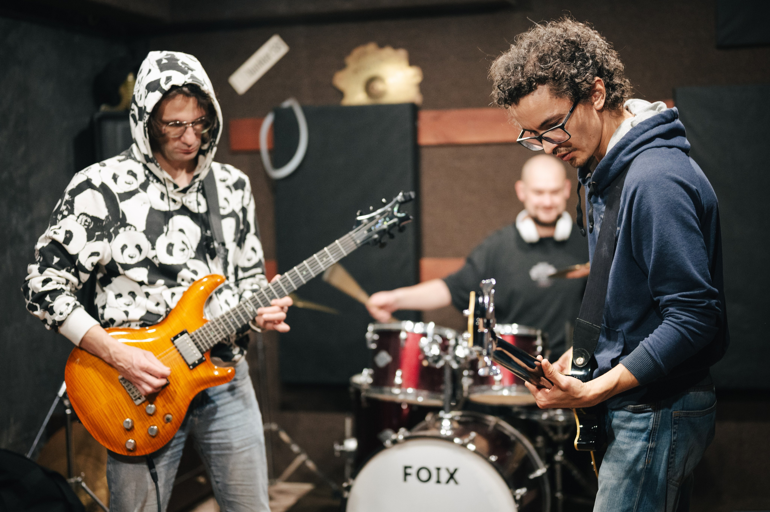 Репетиция группы «Прячемся!!!». Фотограф Анна Темнова. Пенза