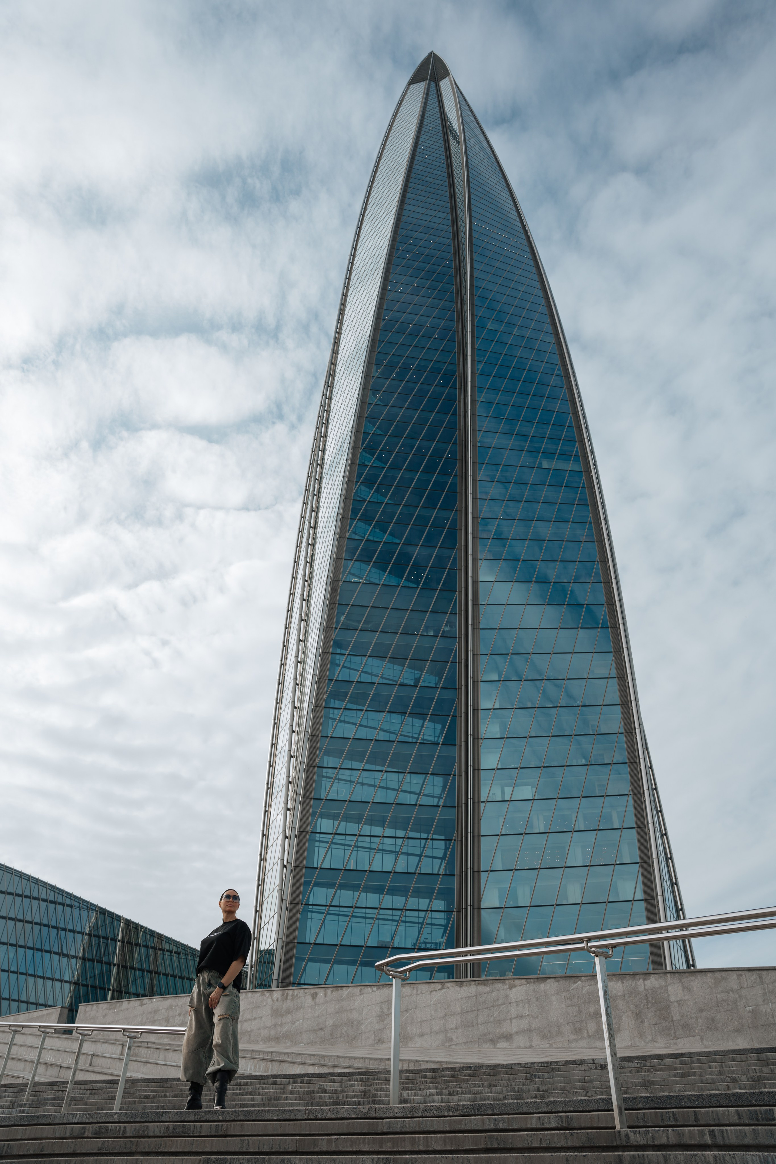 Елена. Лахта центр. Портретный фотограф в Санкт-Петербурге Дмитриева Наталия