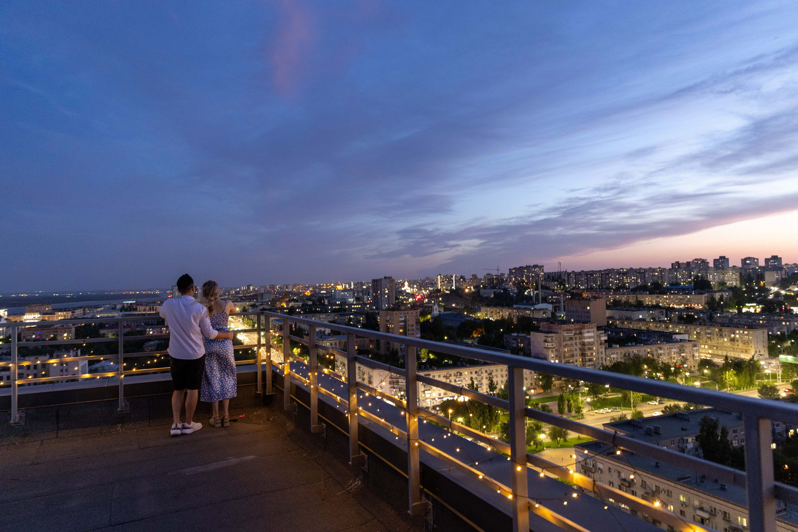 Свидание на крыше. Фотограф Вадим Казусь
