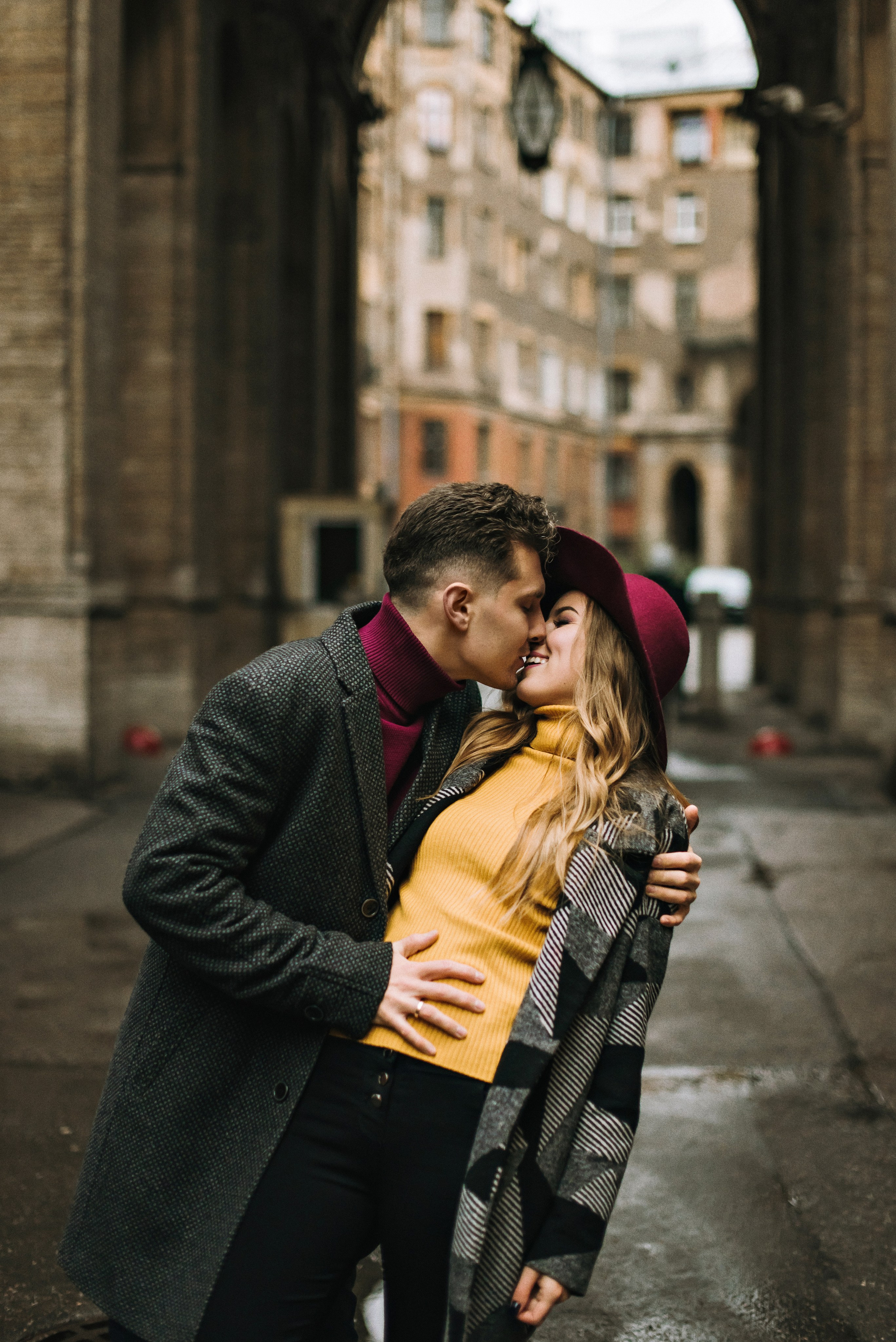 Настя и Игорь. Вечерний центр. Свадебный фотограф в Санкт-Петербурге София Шубик