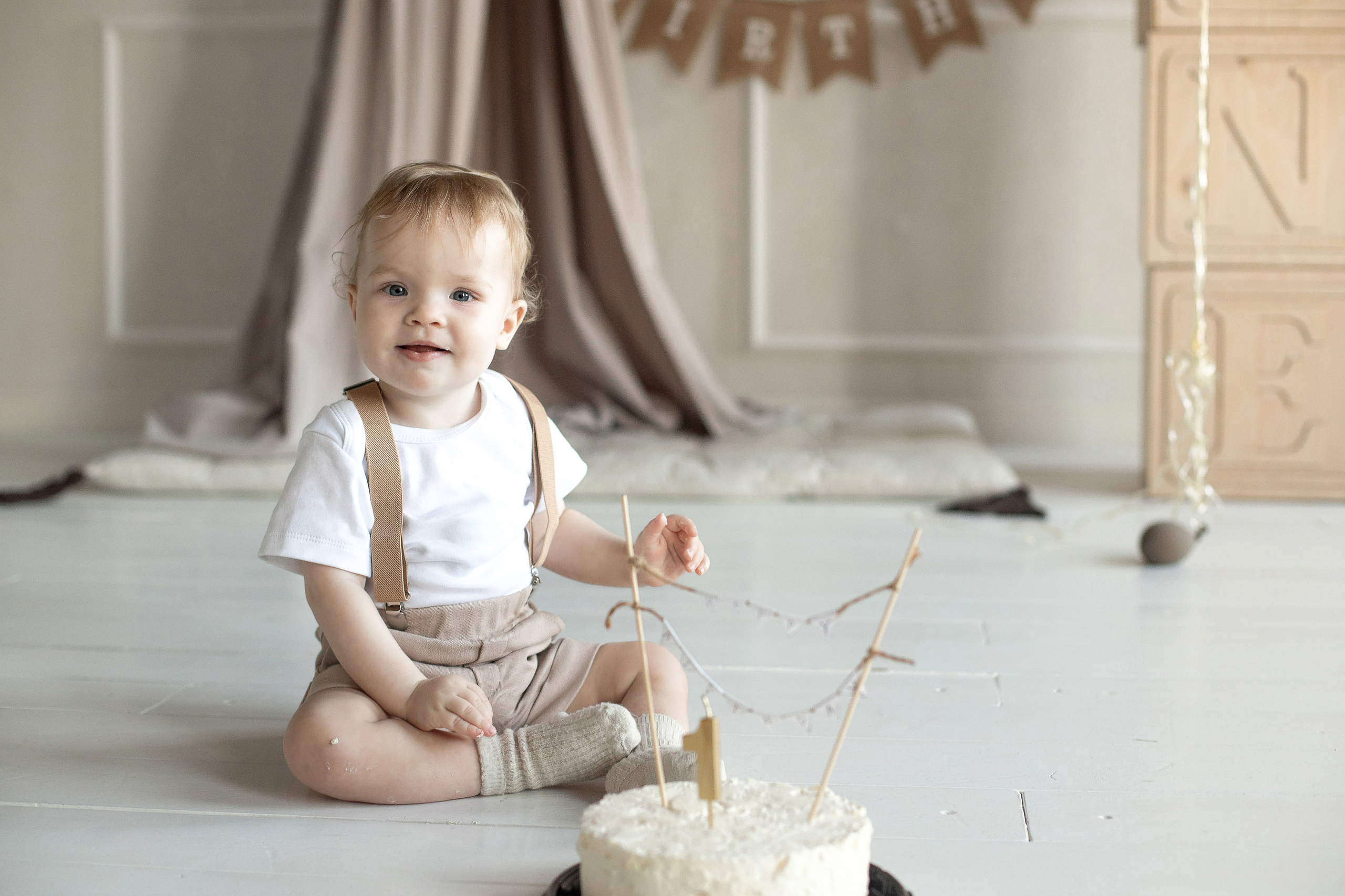 Годик малышу. Семейный и детский фотограф в Красноярске Анна Маюрова