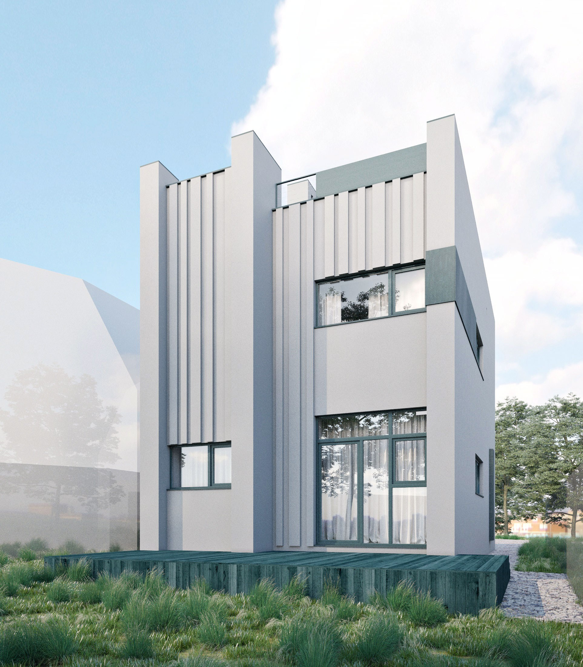 Wall_house. SAAS Селиванов Алексей Архитектурная Студия