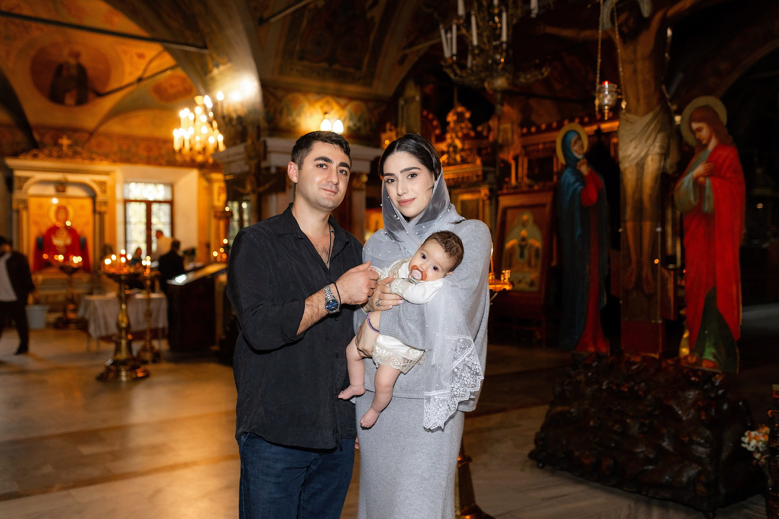 Таинство крещения Лилии. Фотограф в Железнодорожном и Балашихе