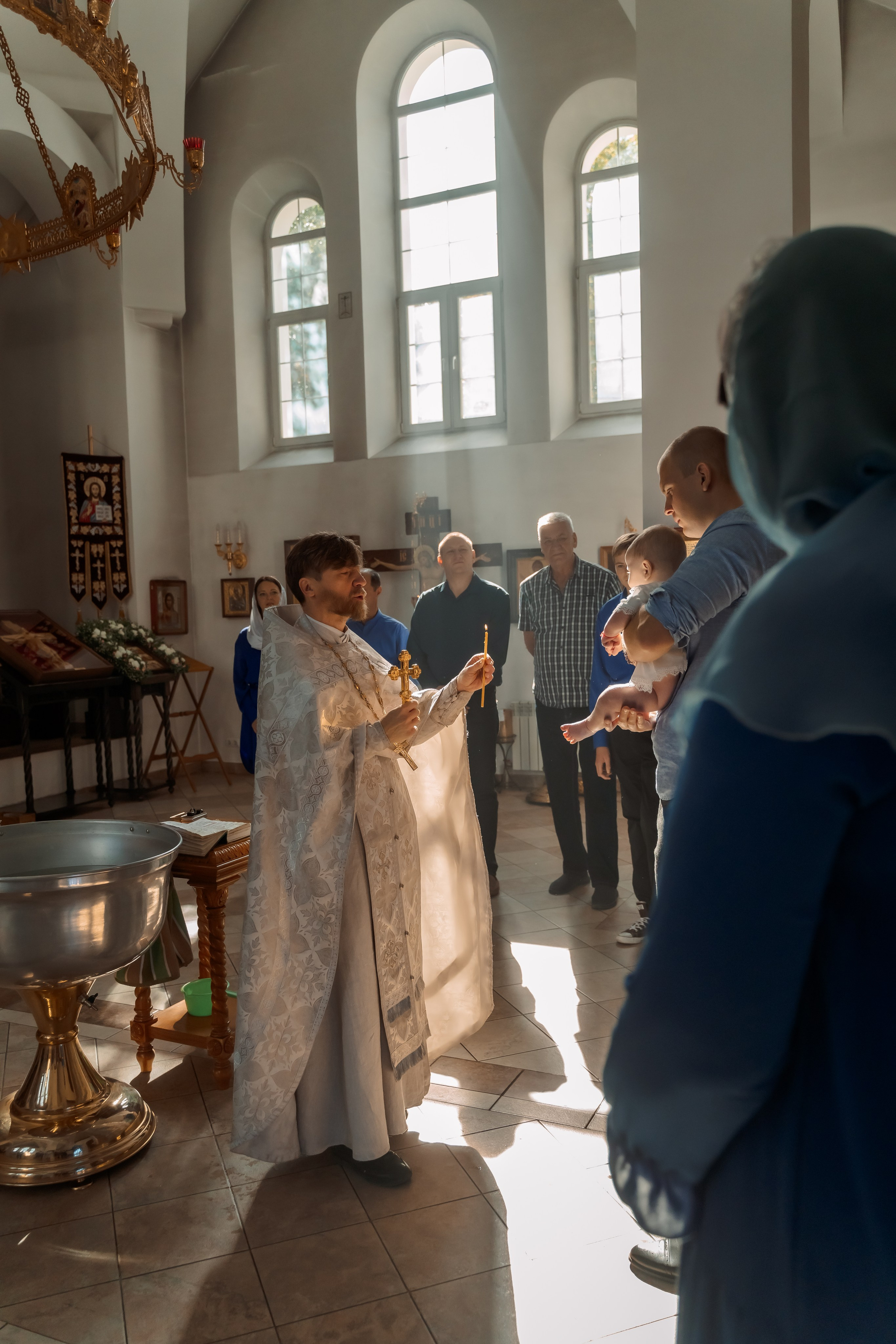 Крещение Данилы, Храм иконы Божией Матери «Всех скорбящих радость». Семейный фотограф в Саратове