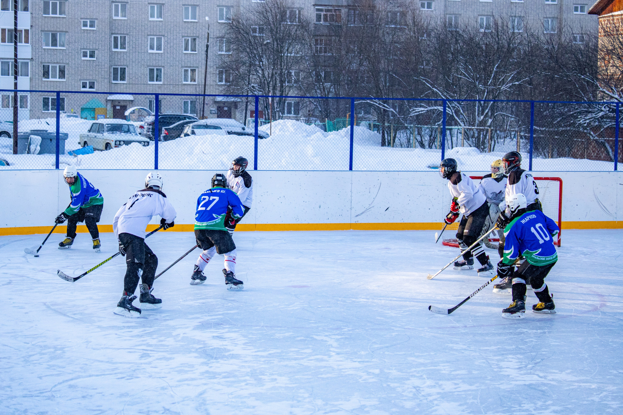Хоккей г.п Атиг-г.п Дружинино