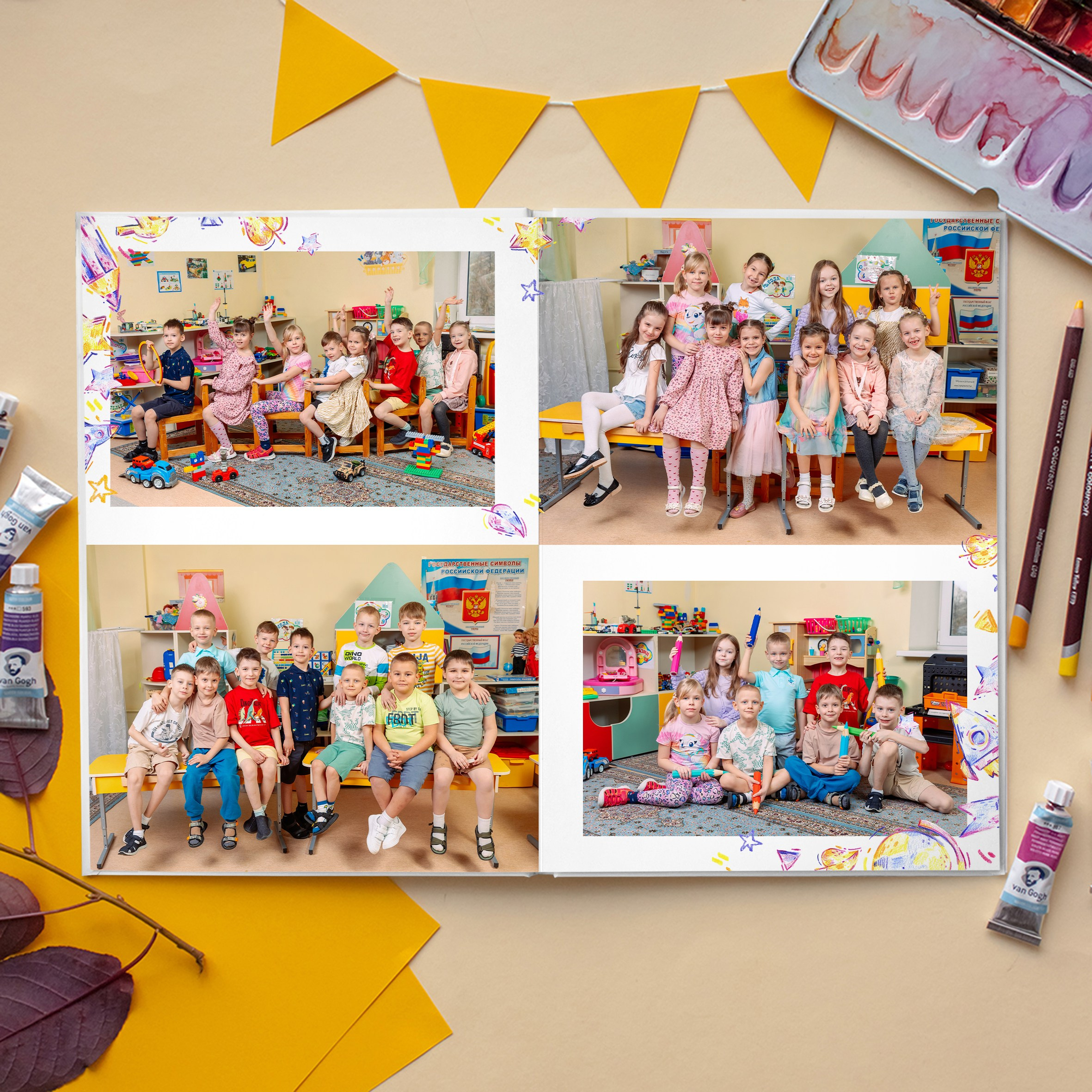 Выпускной альбом S для детского сада. REPEYBOOK | Выпускные альбомы для детского сада и класса