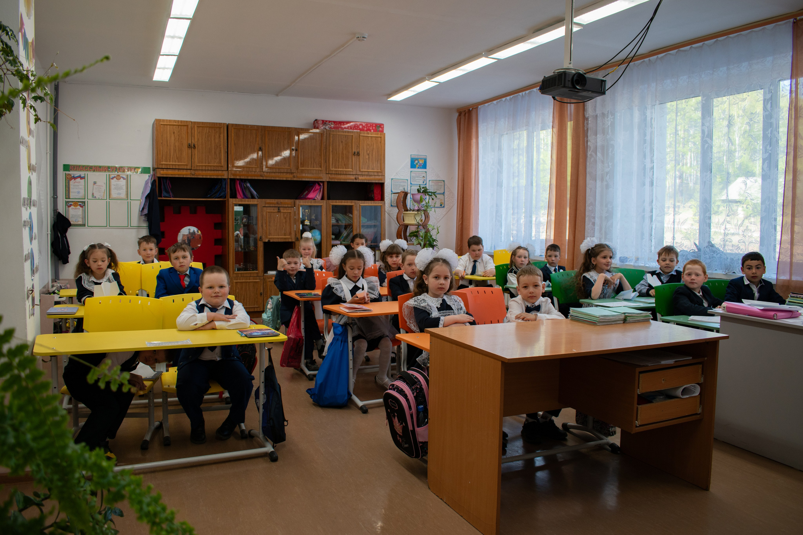 1 класс. Шелопугинская школа. Фотограф. Шелопугино, Забайкальский край