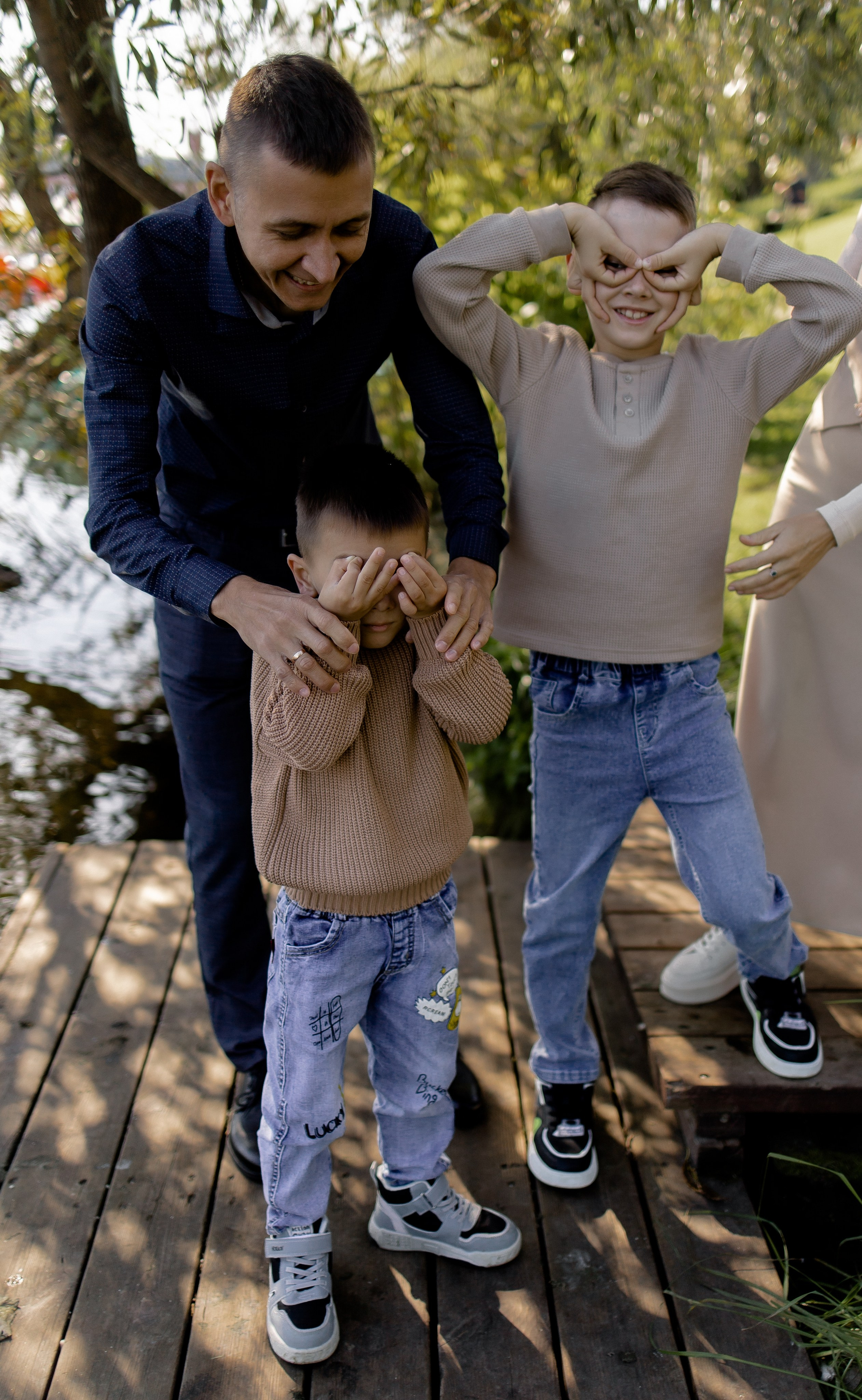 Марианна и Андрей, и их прекрасные сыновья