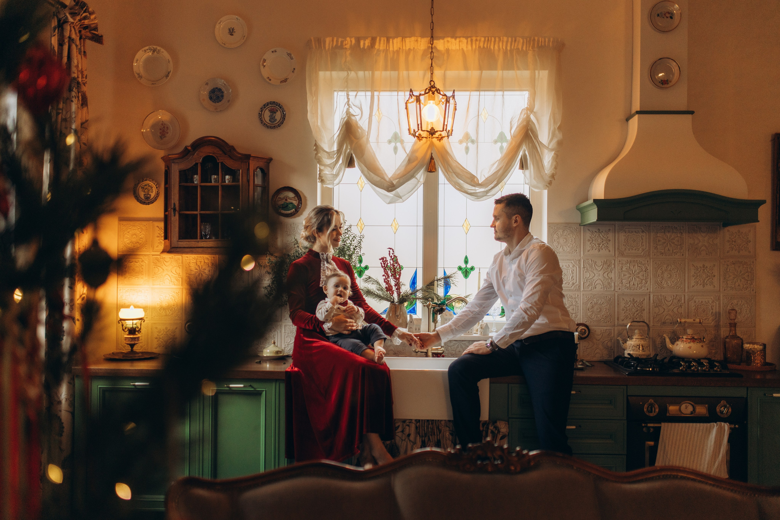 Новогодняя семейная история. Семейный фотограф Москва Наврузова Дарья