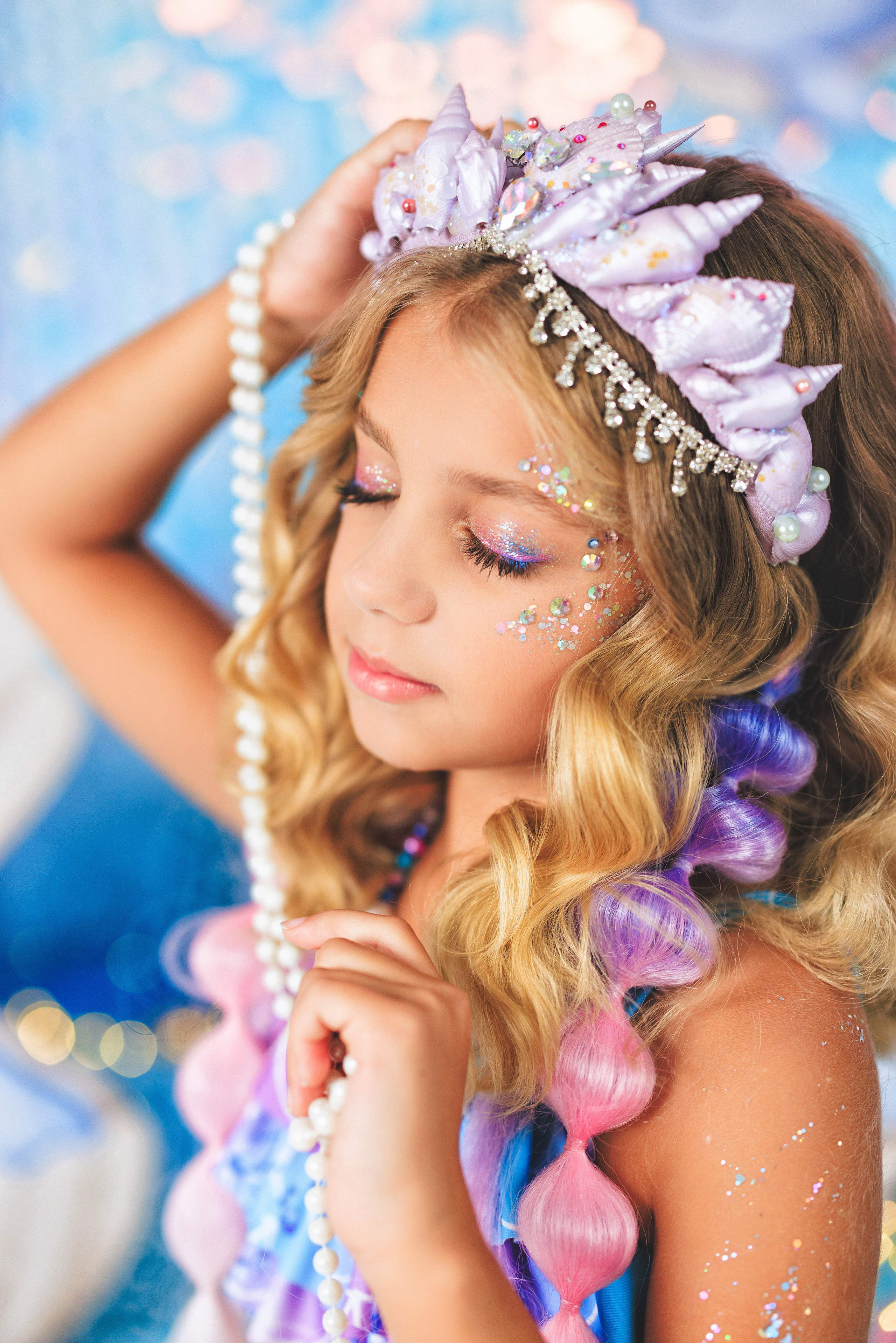 Детская фотосессия в образе «РУСАЛОЧКА», город Краснодар. Семейный и детский фотограф в Краснодаре Анна Трашкова