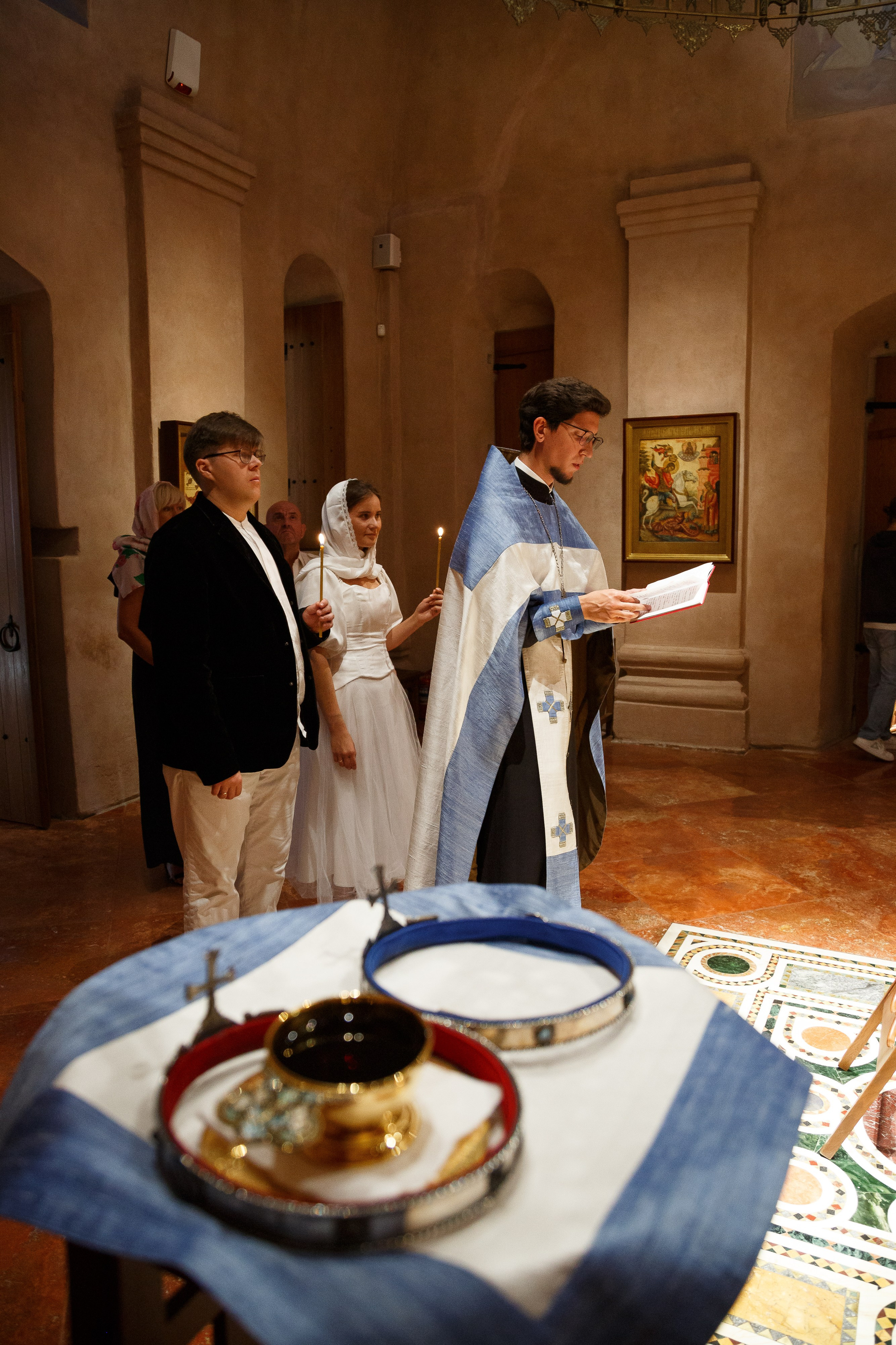 Венчание в&nbsp;храме Антипы Пергамского на&nbsp;Колымажном дворе в&nbsp;г.&nbsp;Москве. 