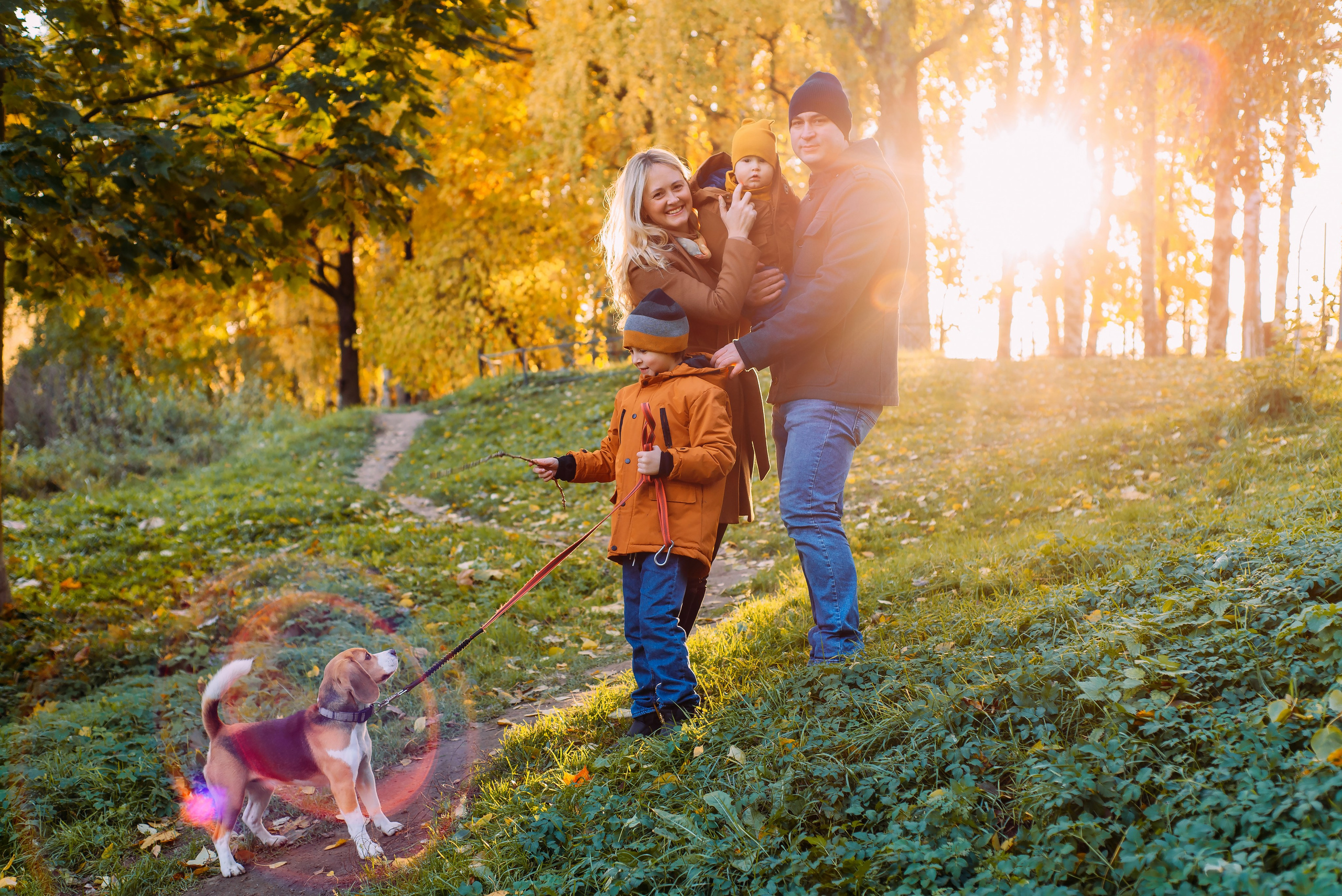 Ольга с семьей. Осенняя серия. Детский и семейный фотограф Эльмира Веселова