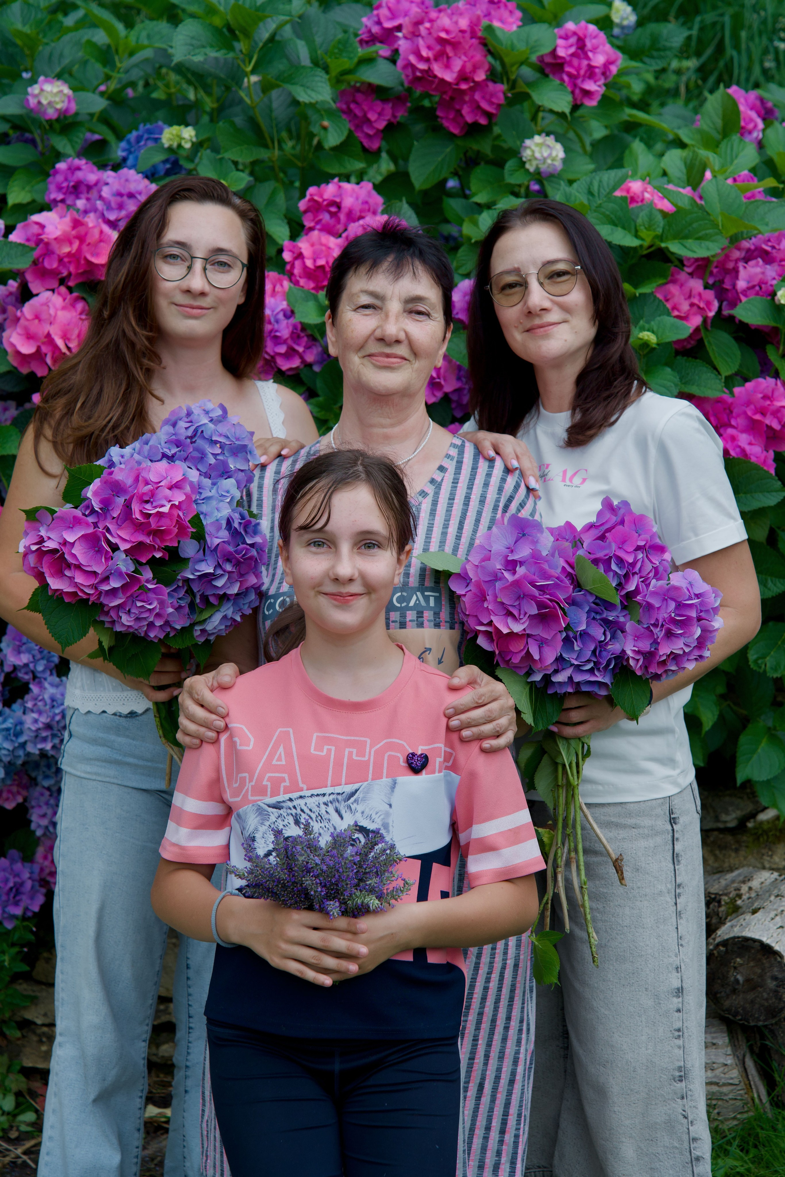 Гортензии_Сёстры Ульяна и Лилия