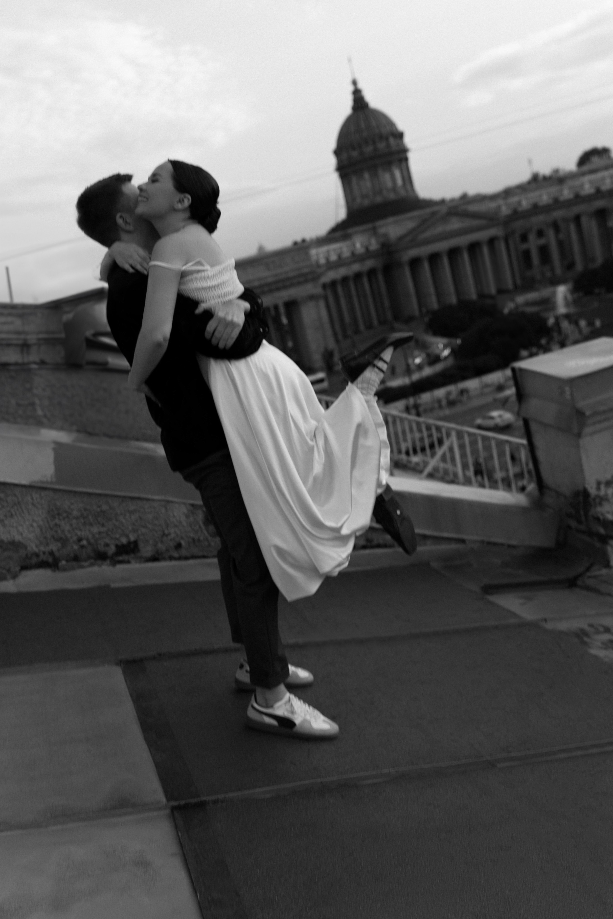 Романтика Питерских крыш. Свадебный фотограф в Краснодаре и Санкт-Петербурге Евгения Алексеева