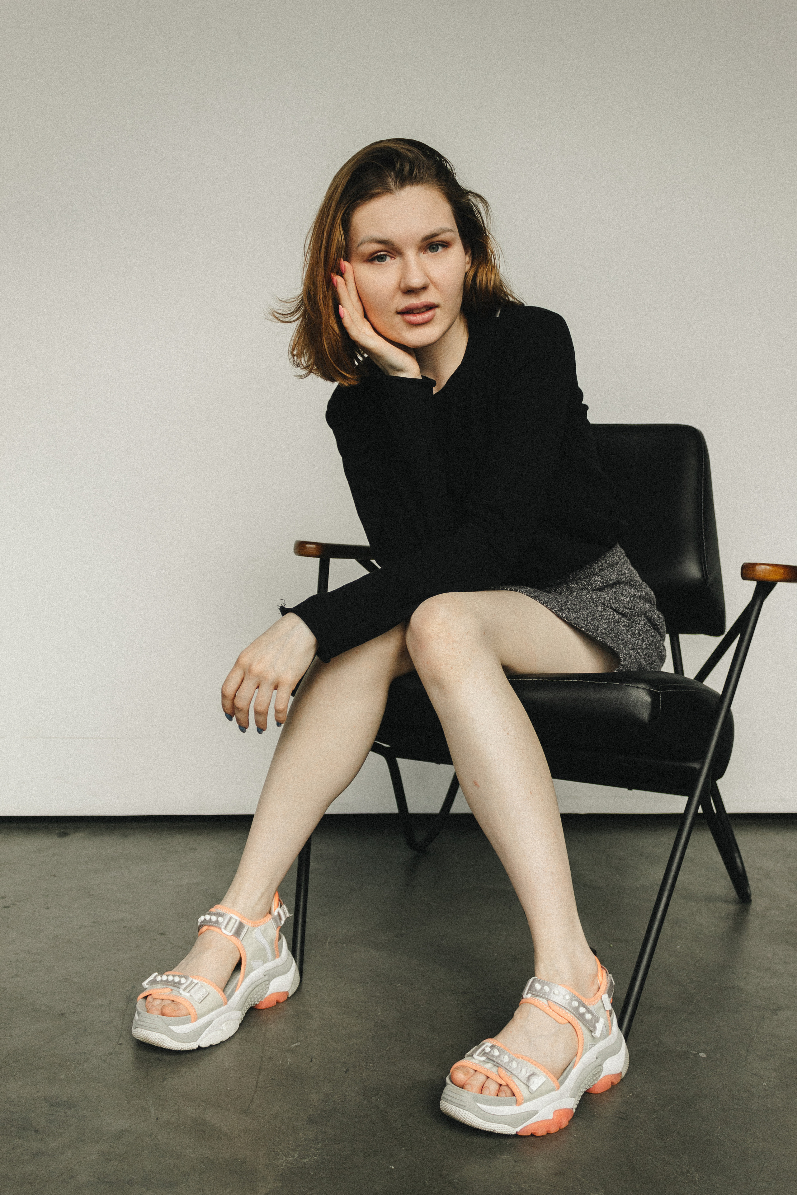 В студии. Фотограф Красноярск Капранова Софья