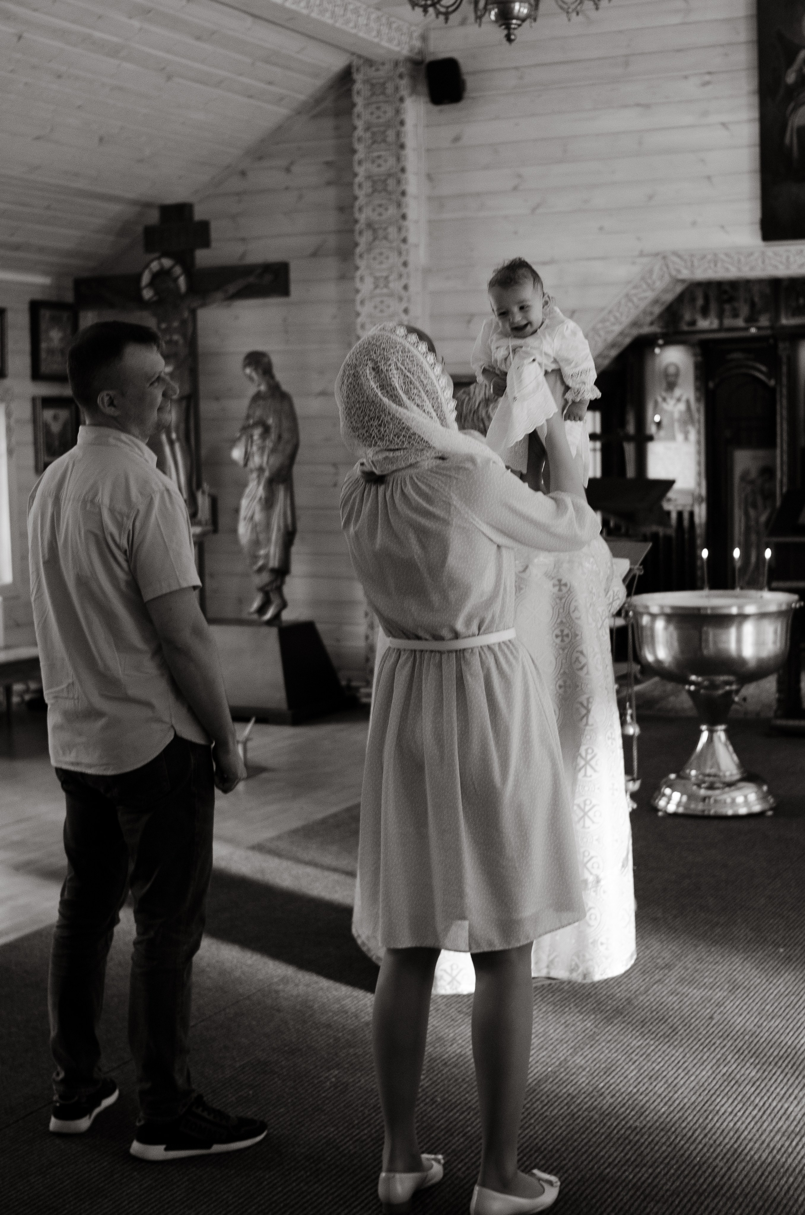 Таинство крещения Лея. Семейный фотограф Москва, Люберцы, Петрозаводск