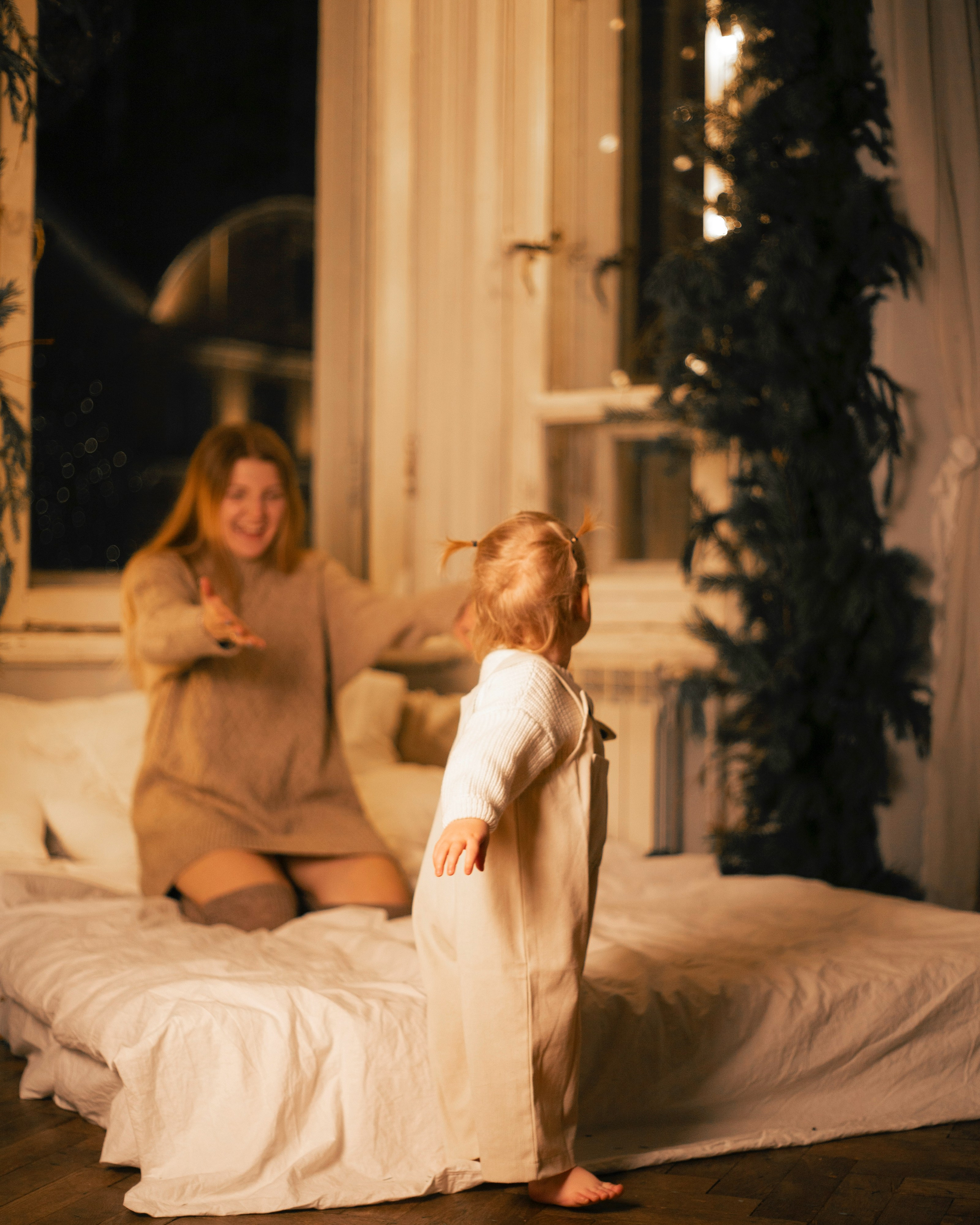 Новогодняя съёмка в фотостудии