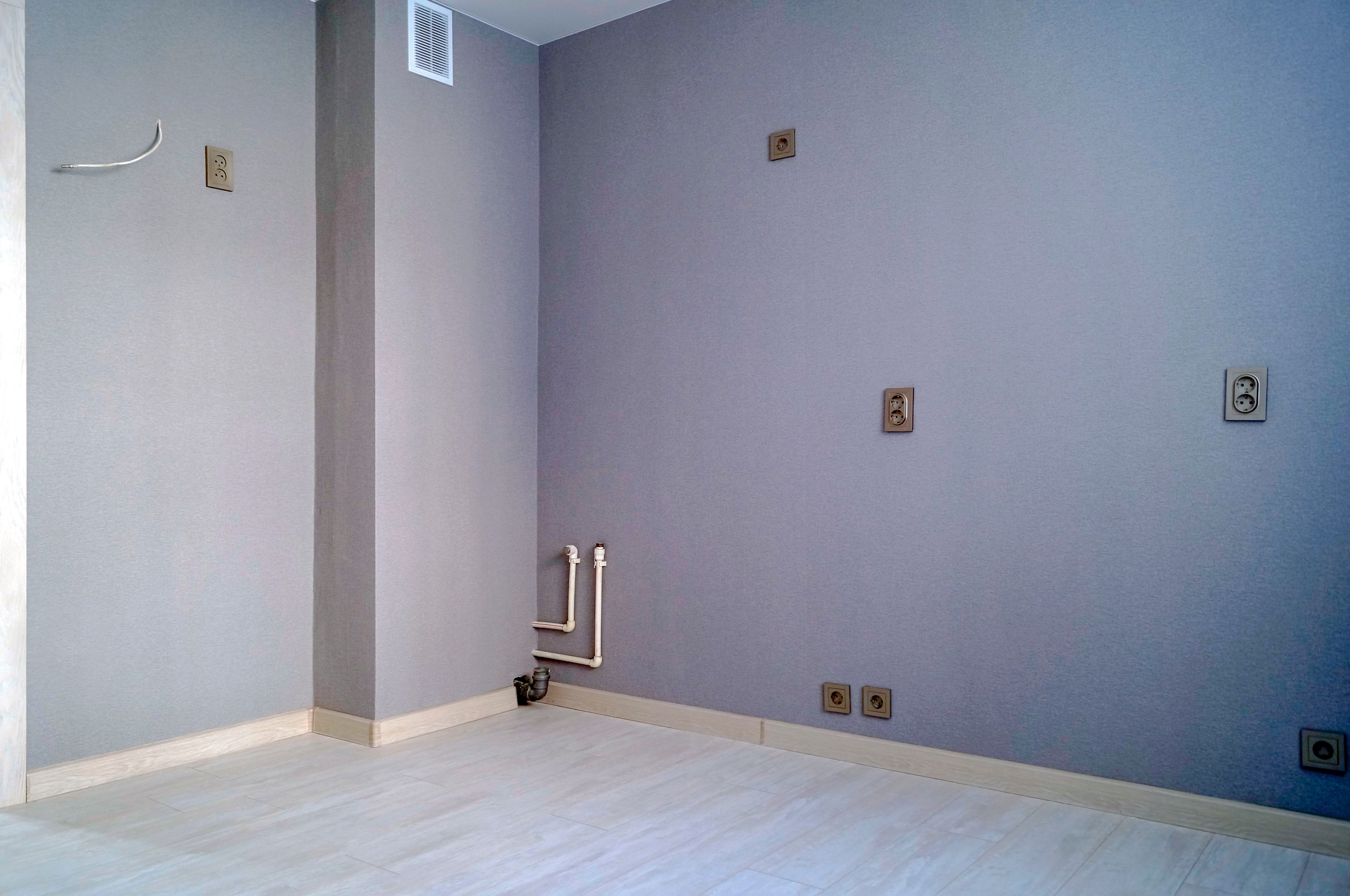 Пустая квартира для продажи. Интерьерный и портретный фотограф в Екатеринбурге Андрей Калинин