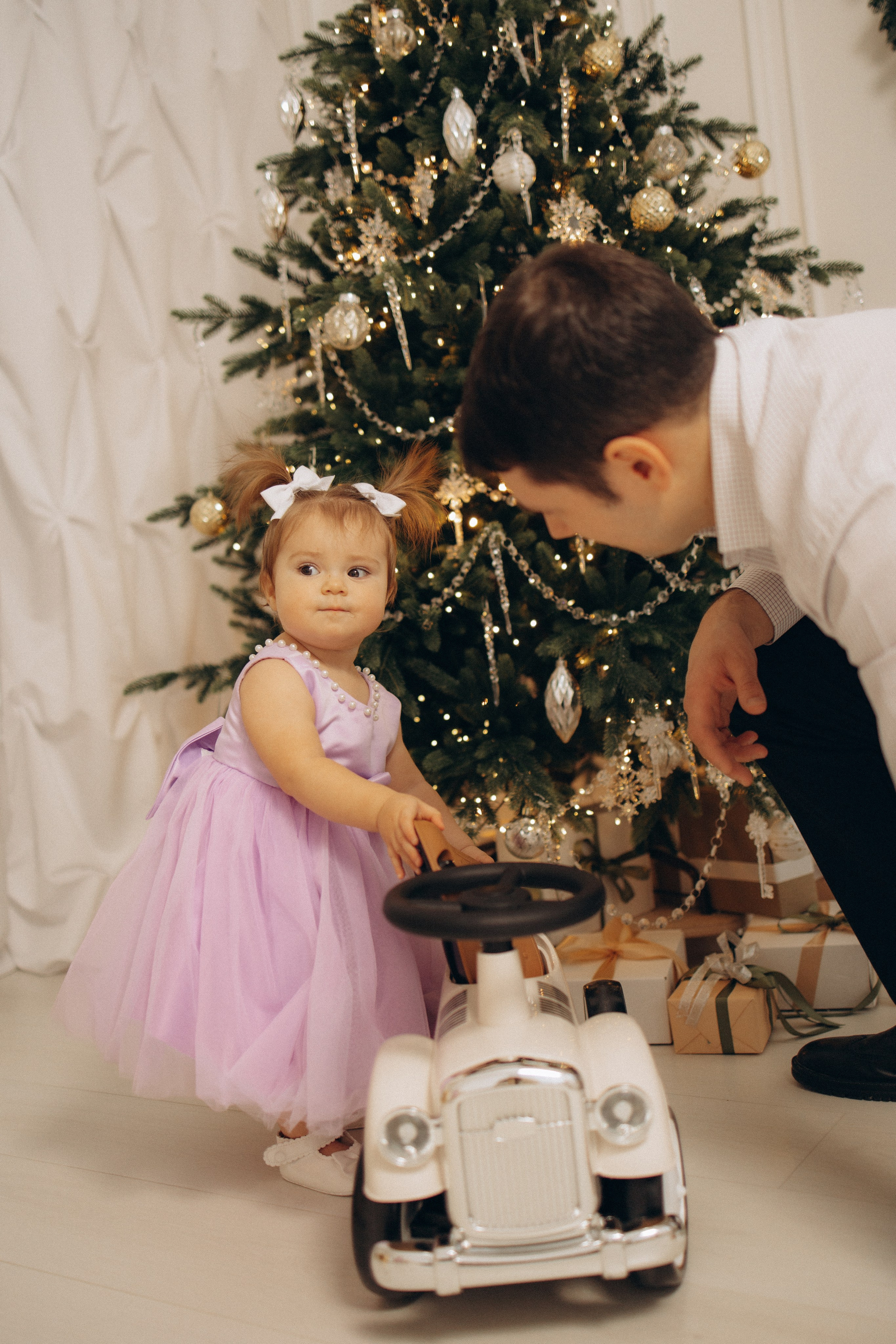 Новый год маленькой Анечки. Семейный фотограф в Москве Анастасия Шалда