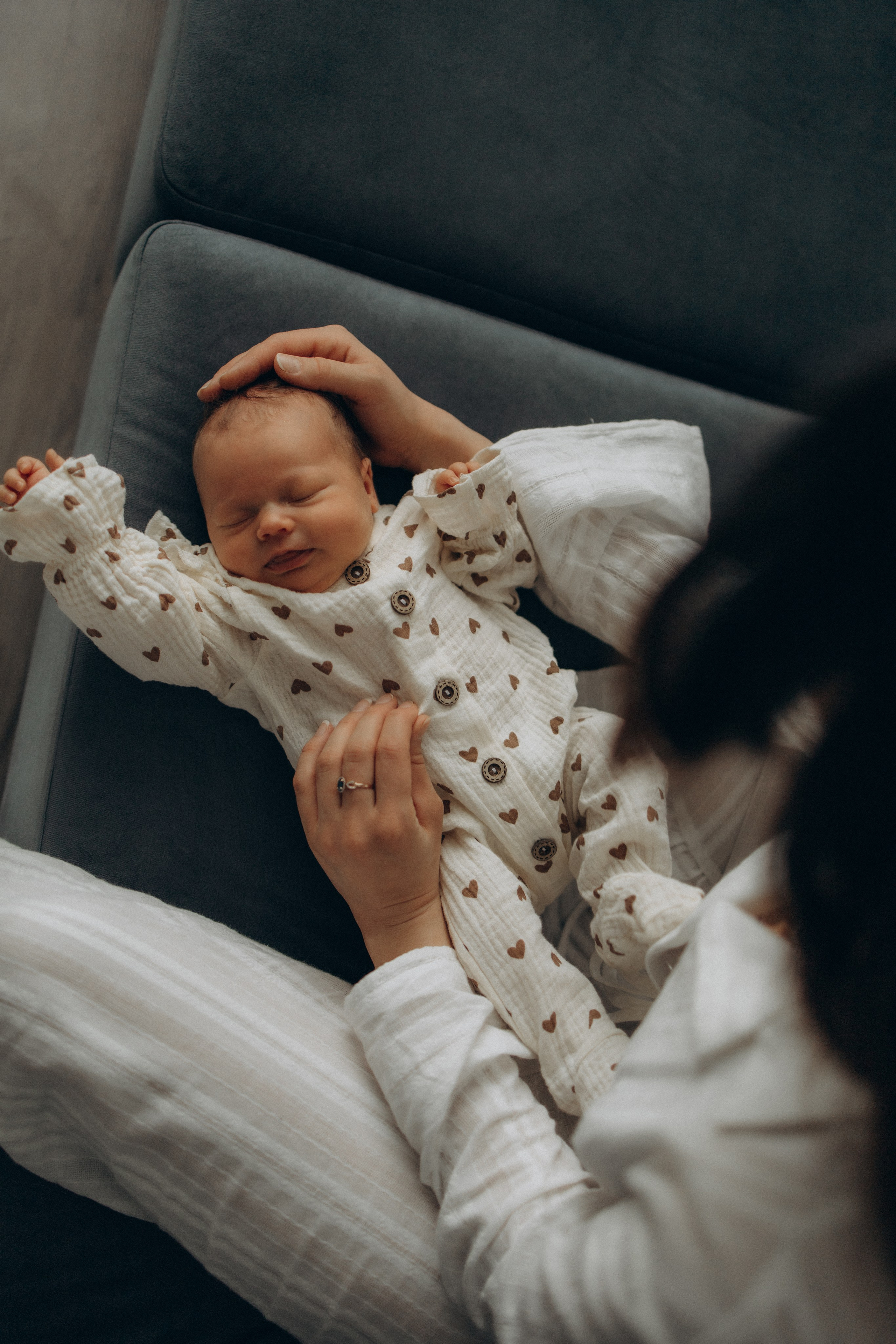 Маленькая кроха Есения. Семейный фотограф в Москве Анастасия Шалда