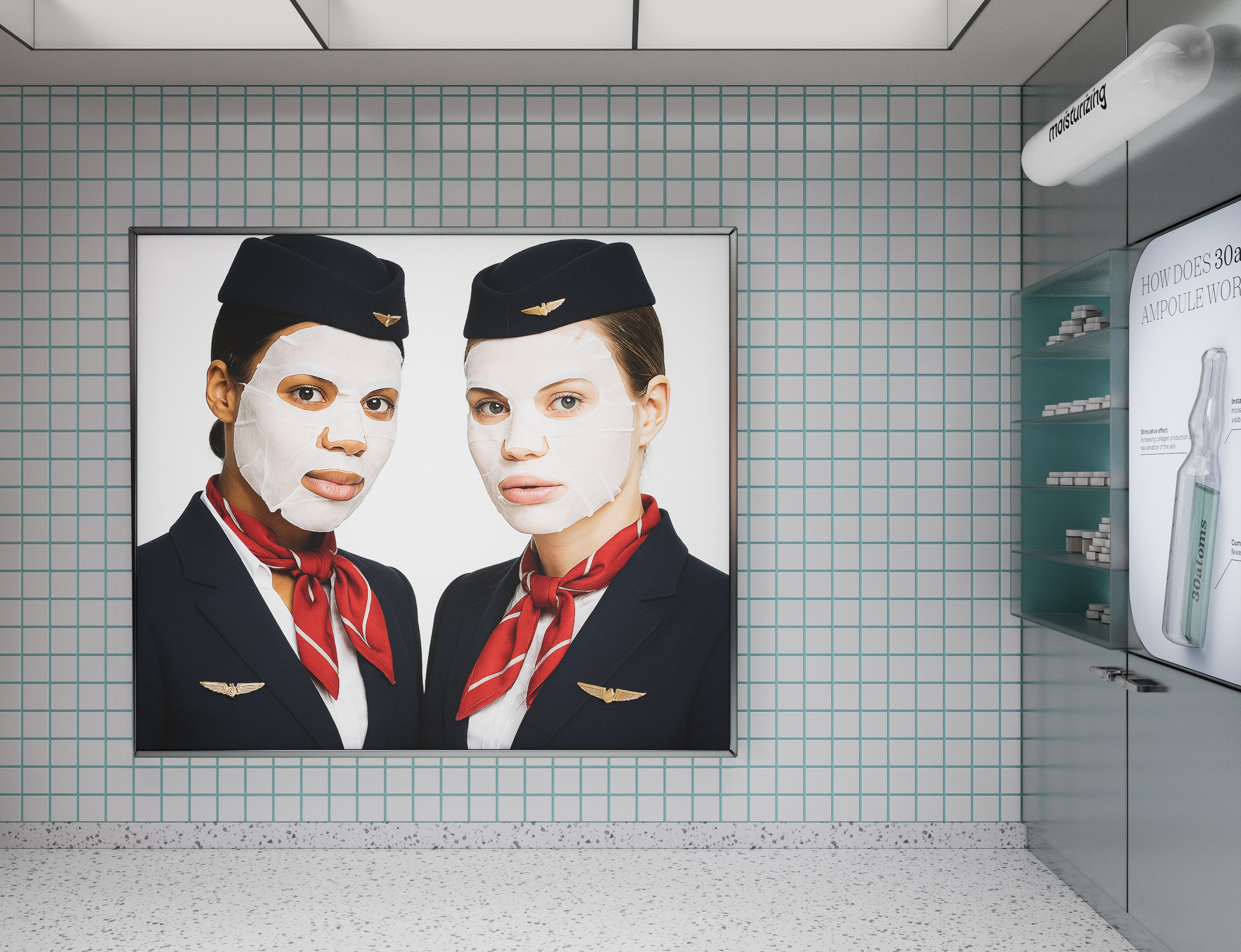 Дизайн-проект pop-up store 30atoms. KSYUSCHENKA — дизайн интерьеров в Москве, Петербурге и по всему миру