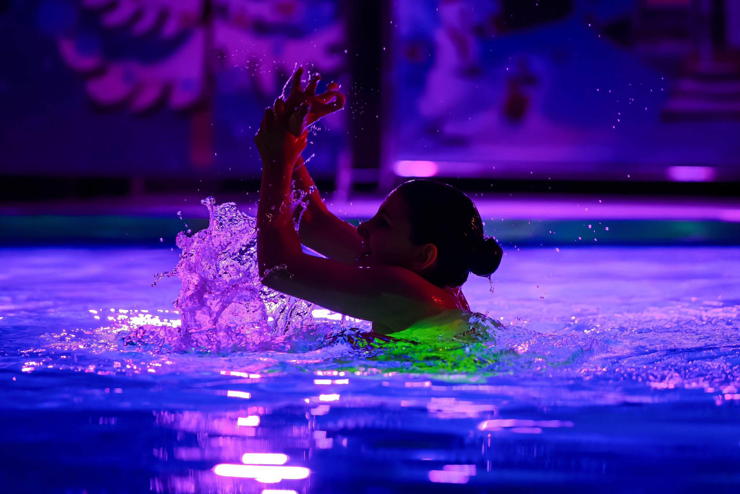 Синхронное плавание. Репортажный фотограф в Москве Екатерина Якель