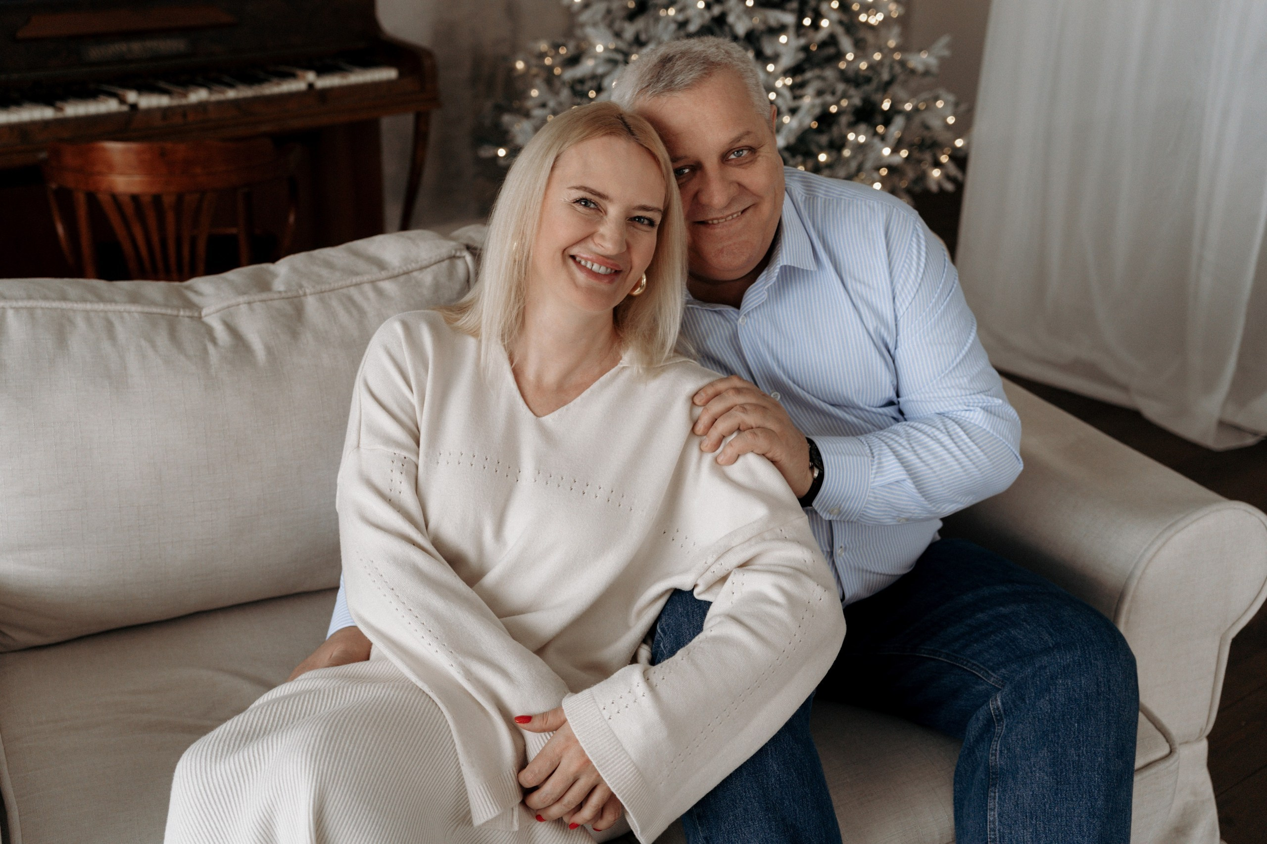 Семейная фотосессия в студии для Марины, Михаила и детей. Свадебный фотограф в Тамбове Павел Четвертков